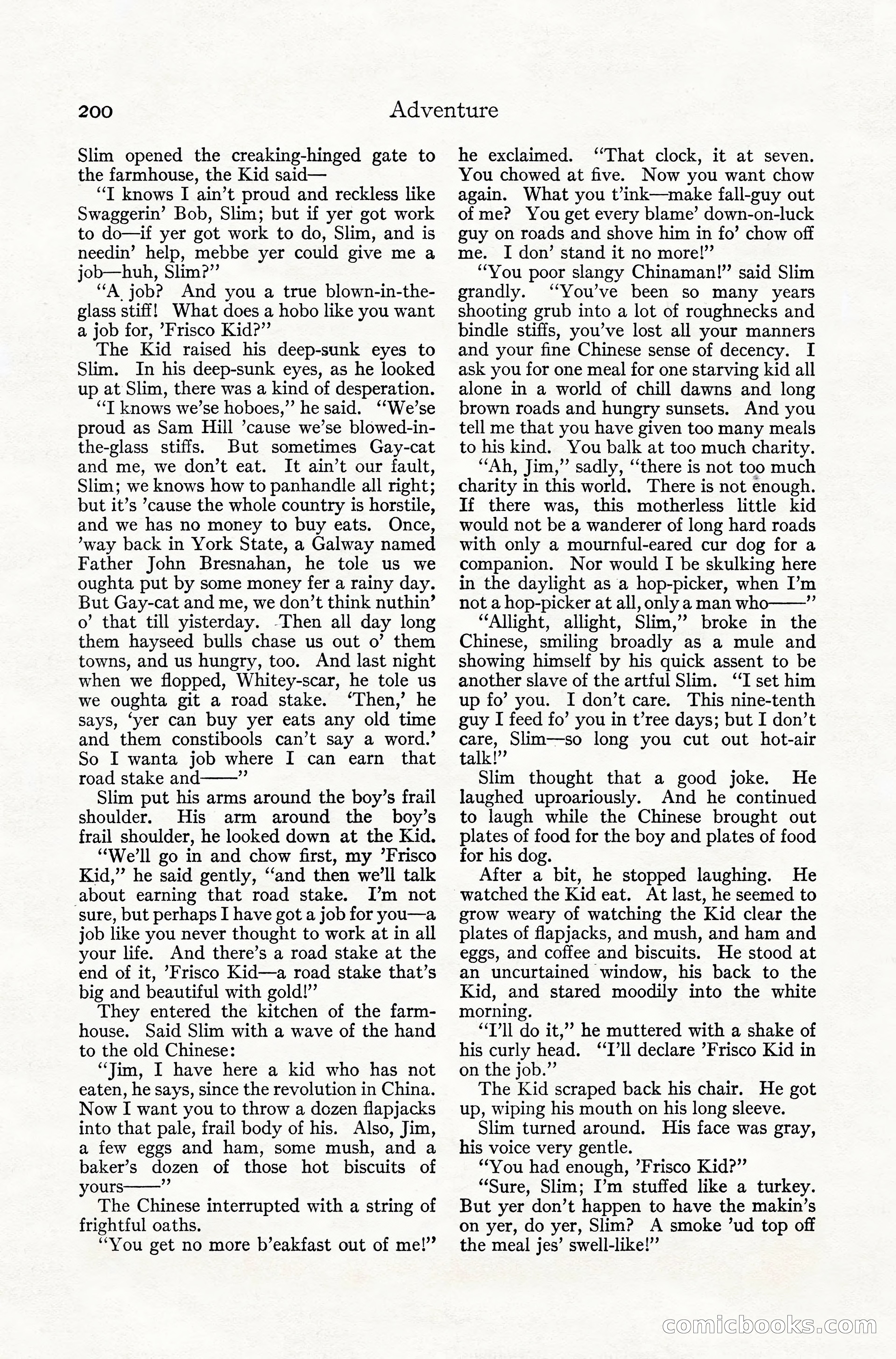 Adventure Magazine, July 1916 — page 202 of 228