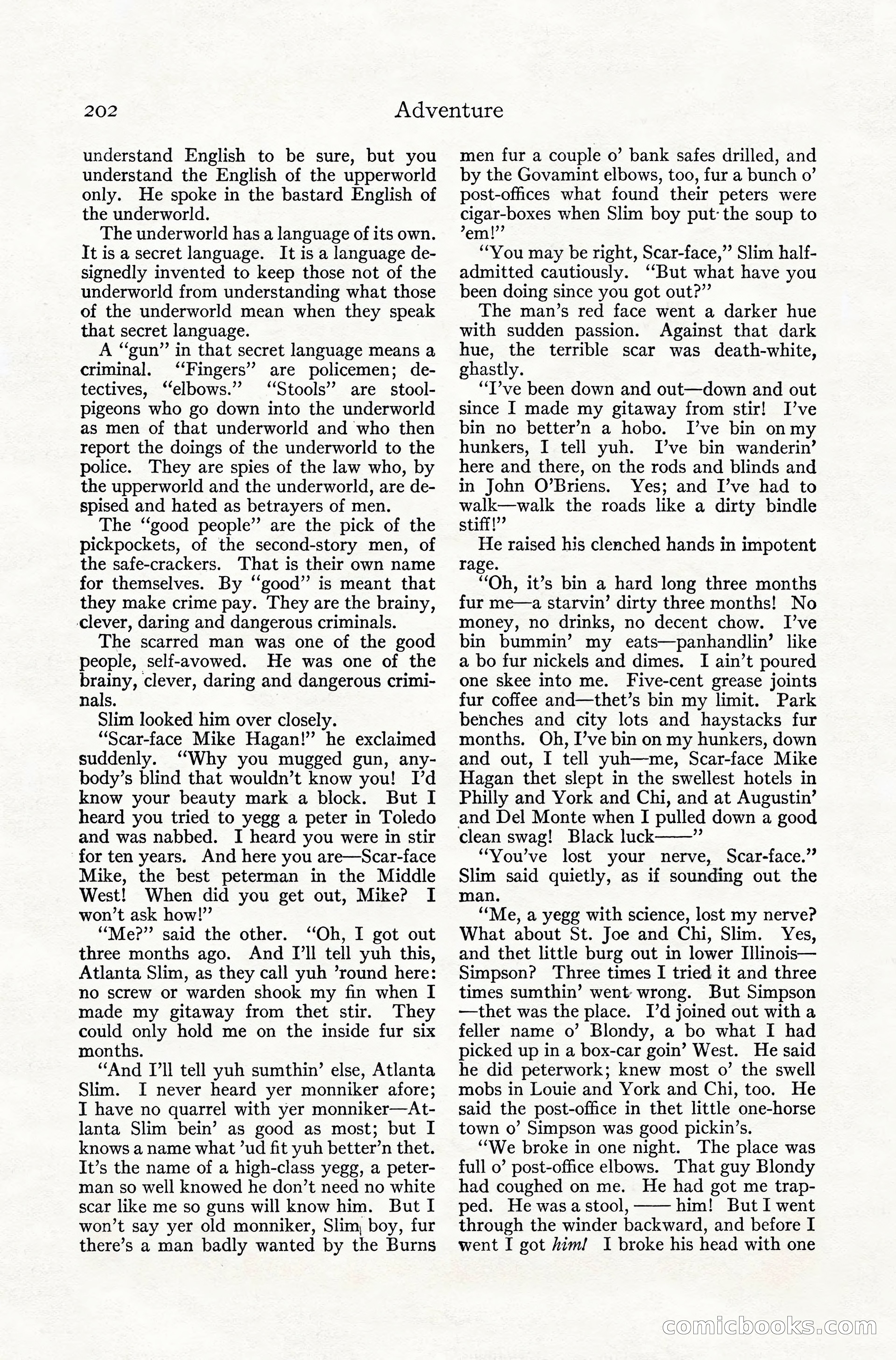 Adventure Magazine, July 1916 — page 204 of 228