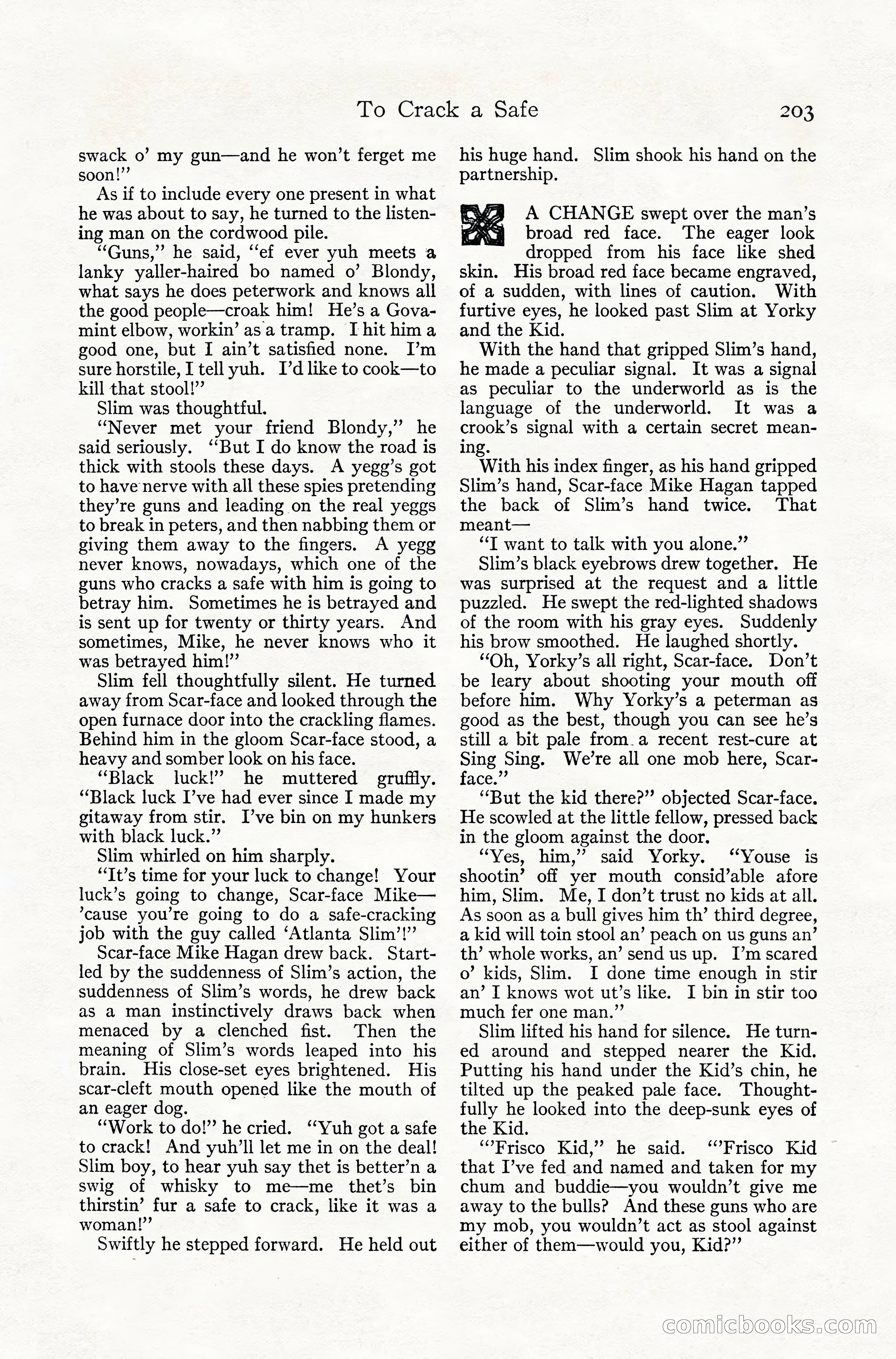 Adventure Magazine, July 1916 — page 205 of 228