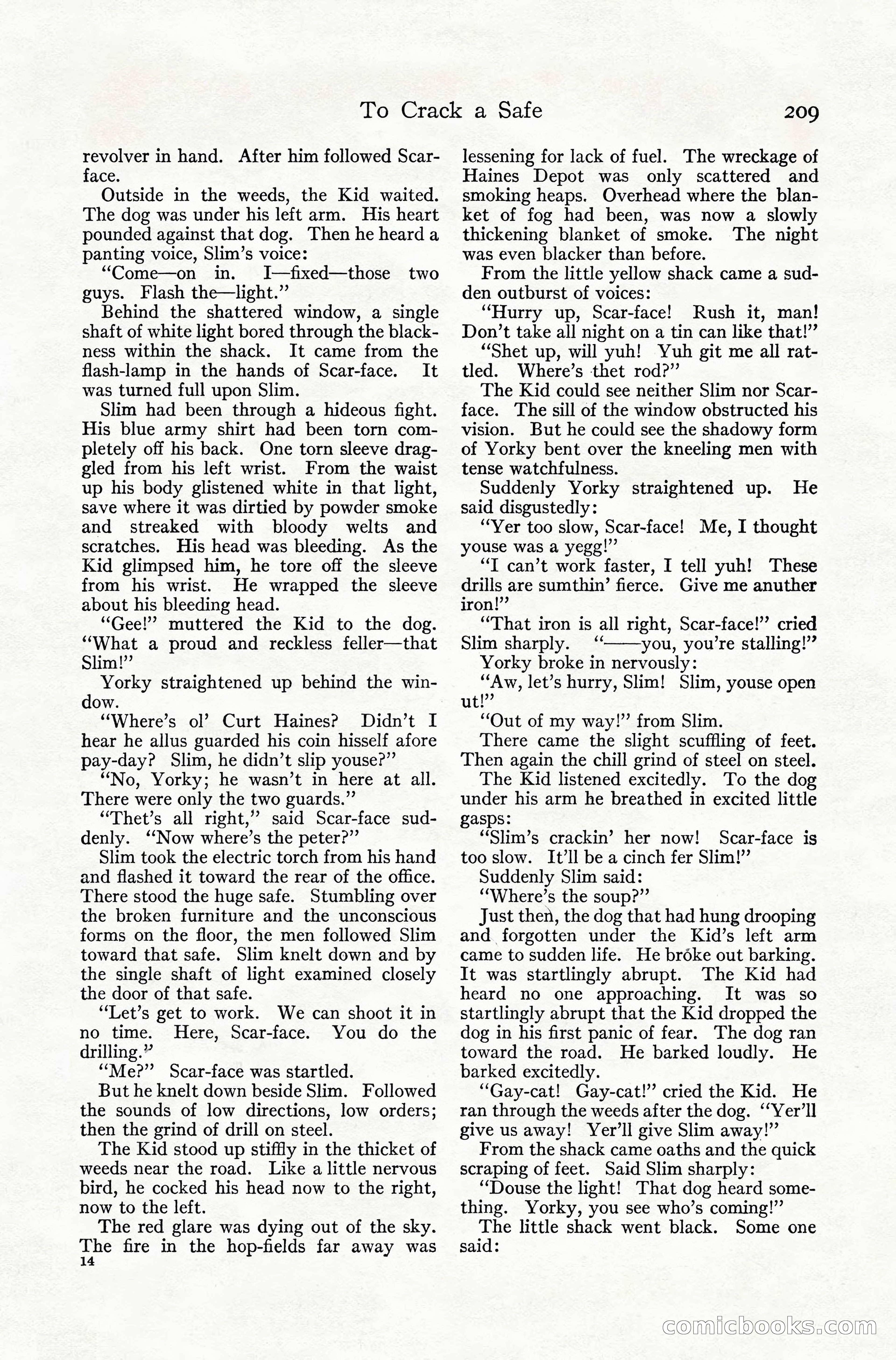 Adventure Magazine, July 1916 — page 211 of 228