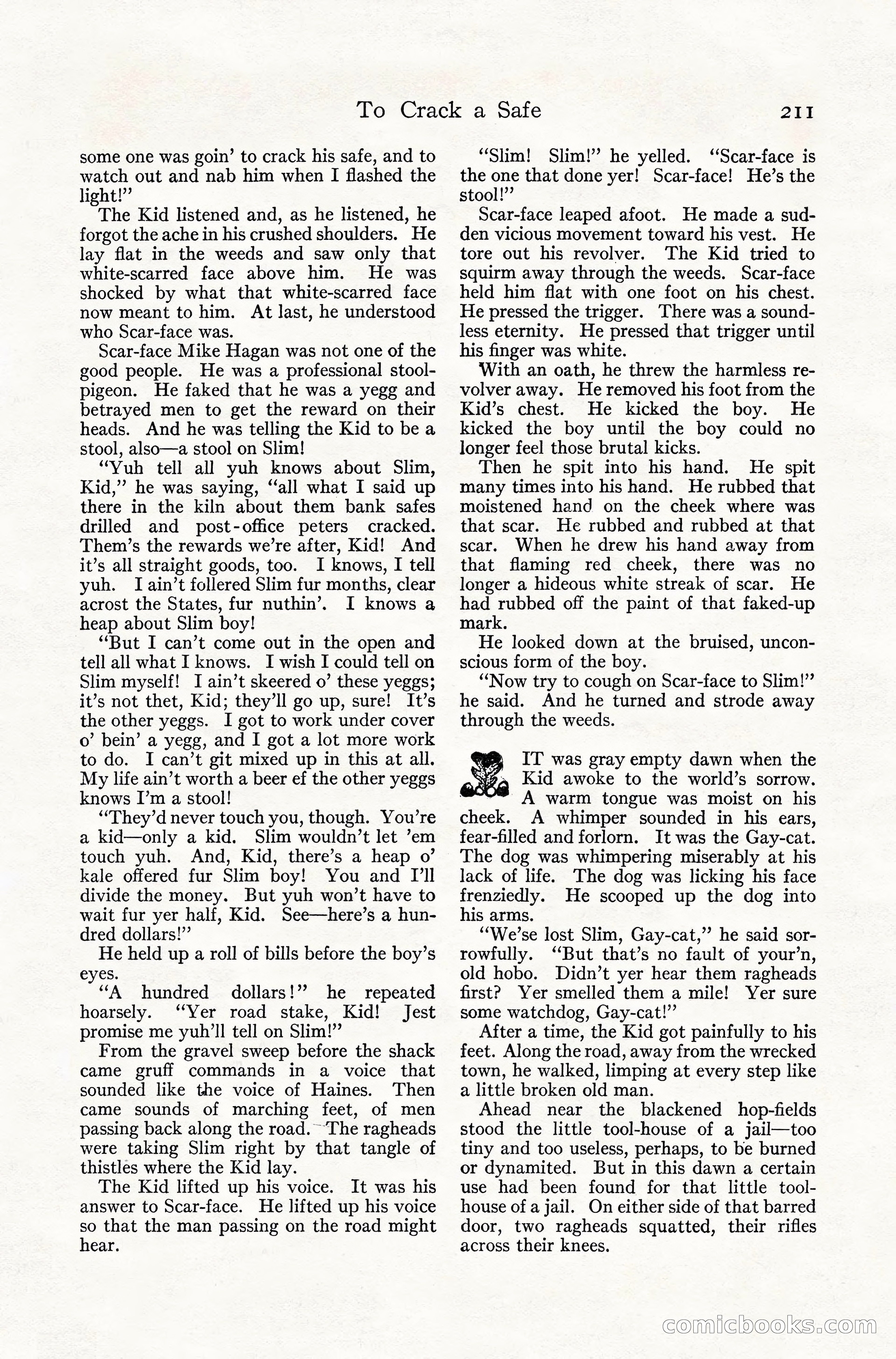 Adventure Magazine, July 1916 — page 213 of 228