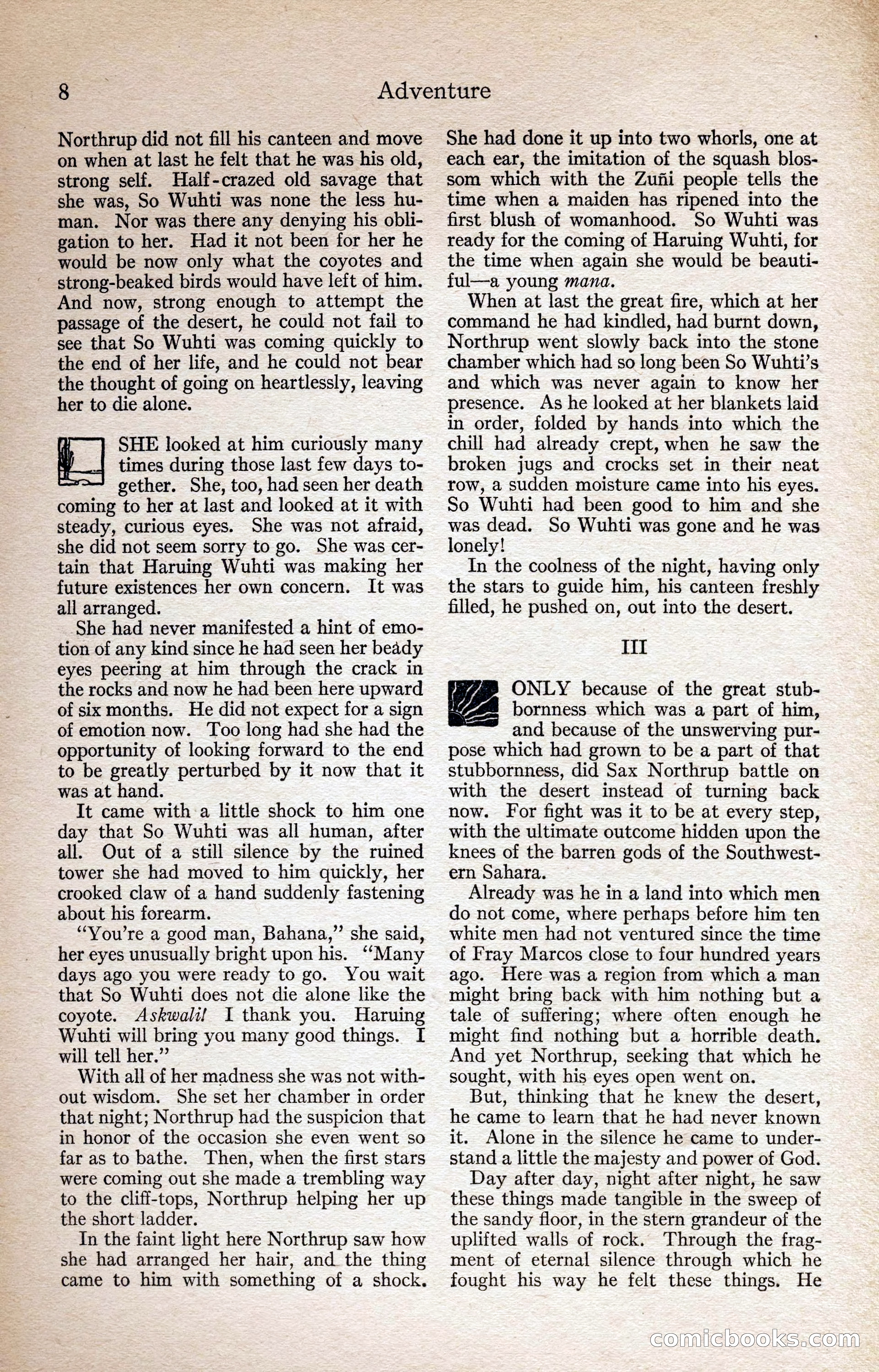 Adventure Magazine, August 1916 — page 10 of 228