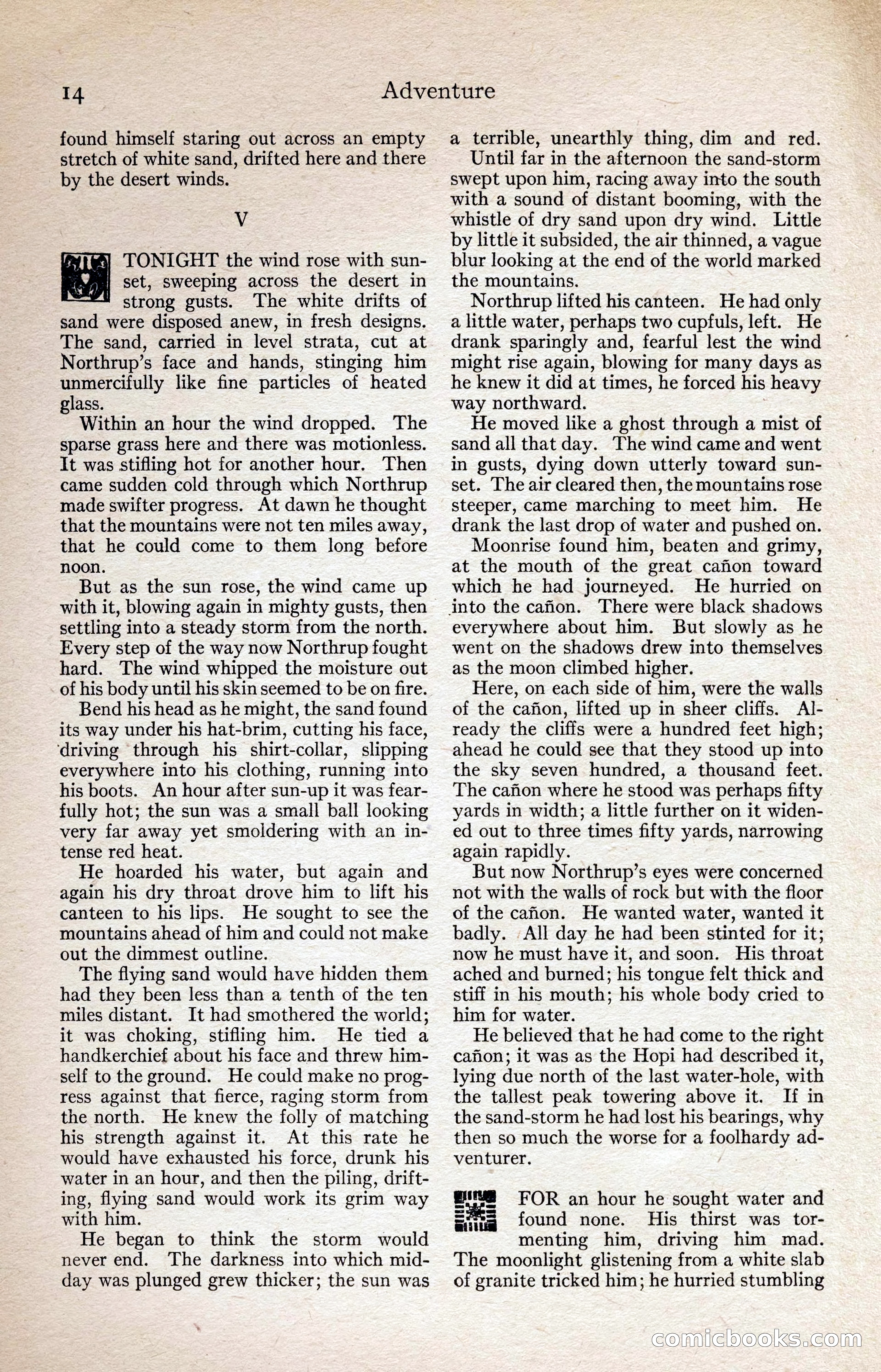 Adventure Magazine, August 1916 — page 16 of 228