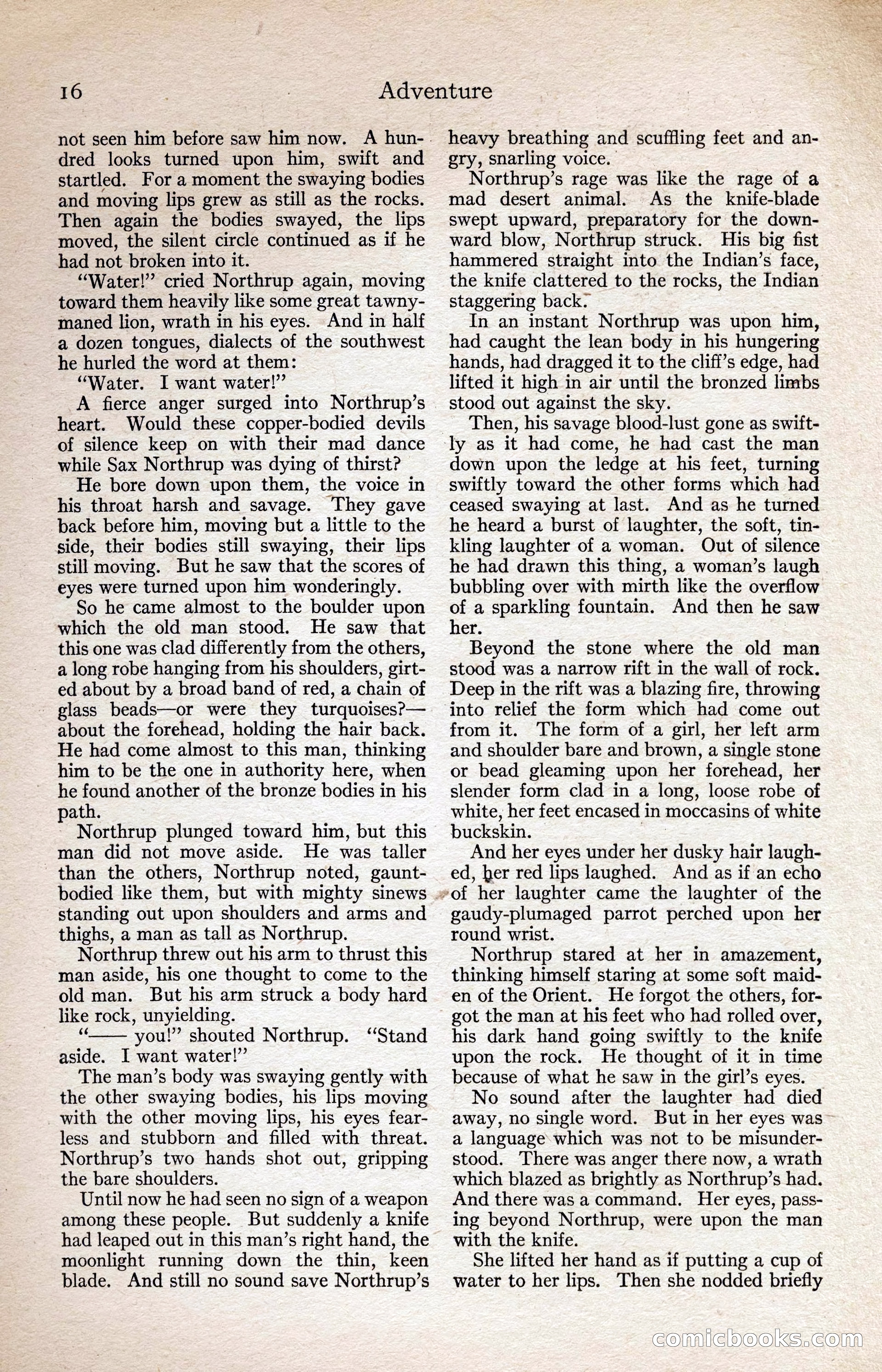Adventure Magazine, August 1916 — page 18 of 228