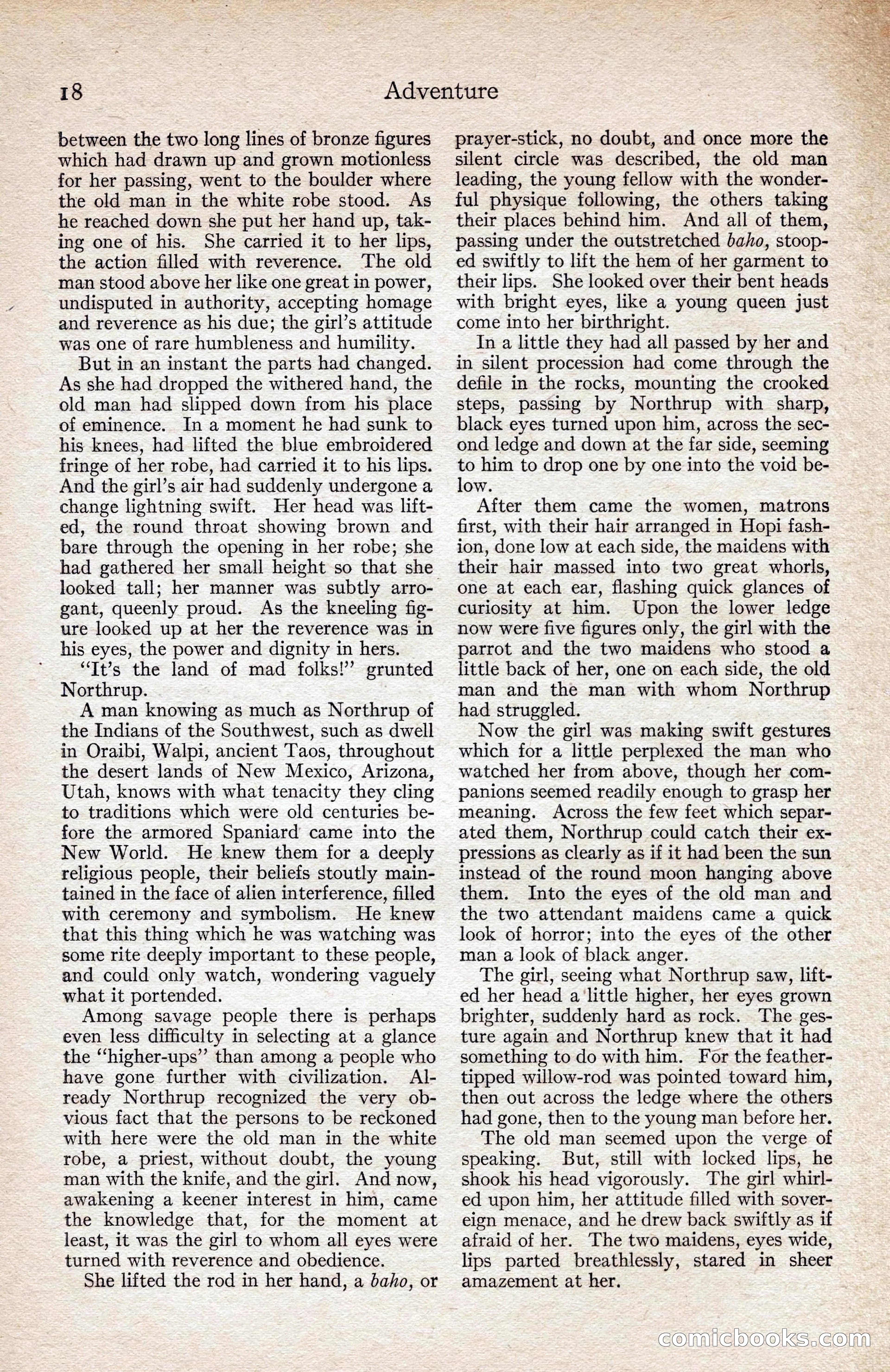 Adventure Magazine, August 1916 — page 20 of 228