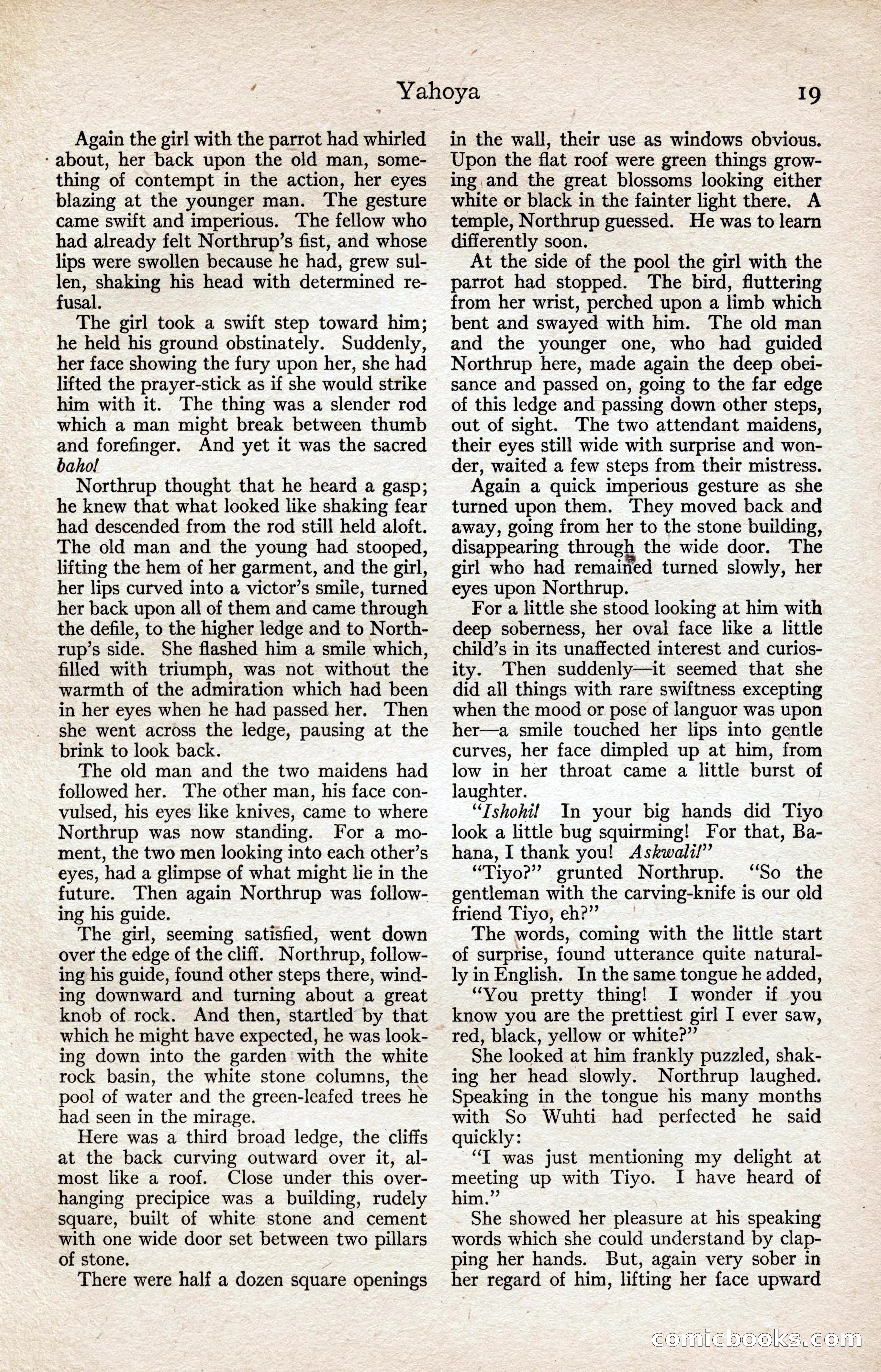 Adventure Magazine, August 1916 — page 21 of 228
