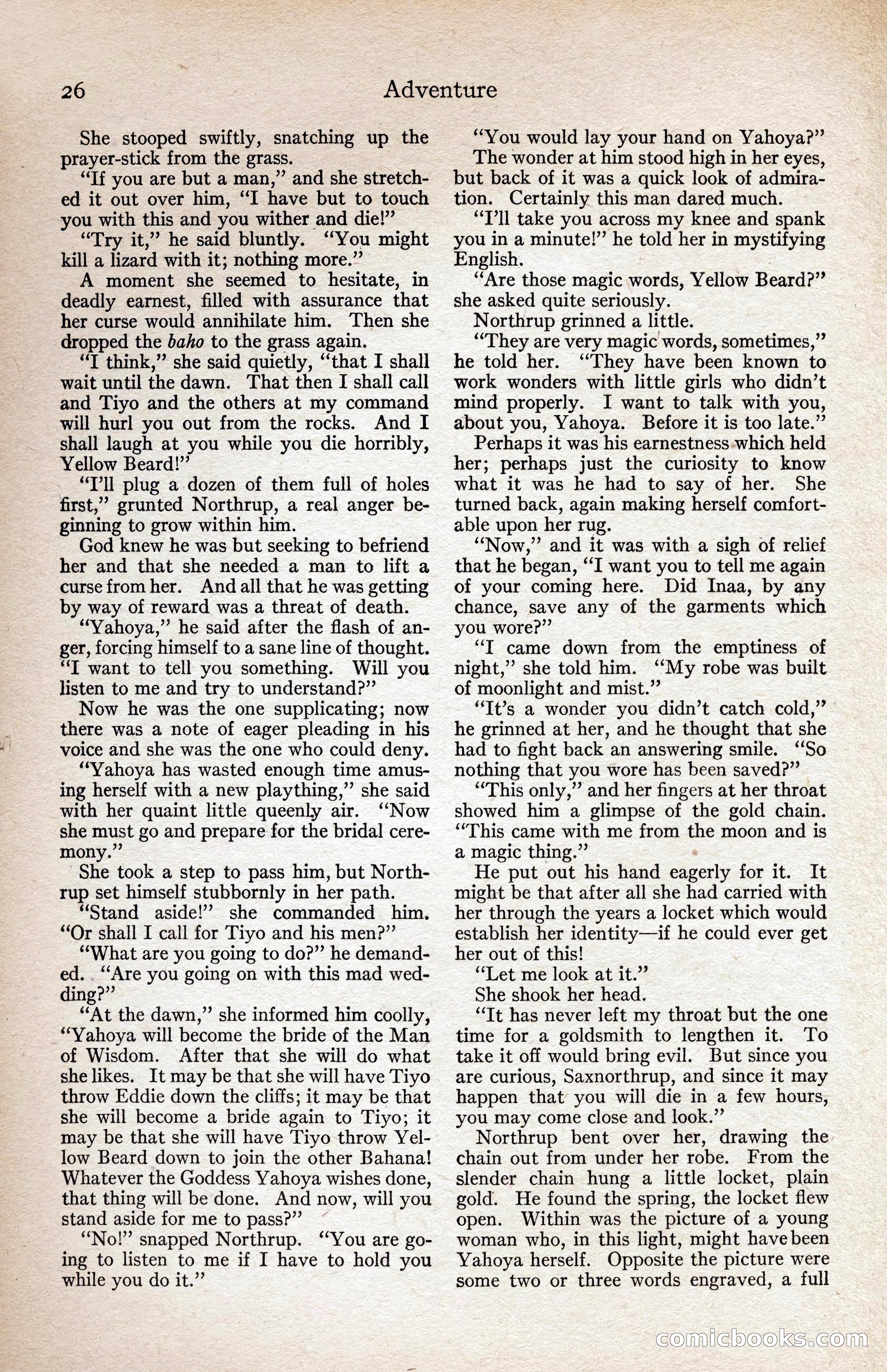 Adventure Magazine, August 1916 — page 28 of 228