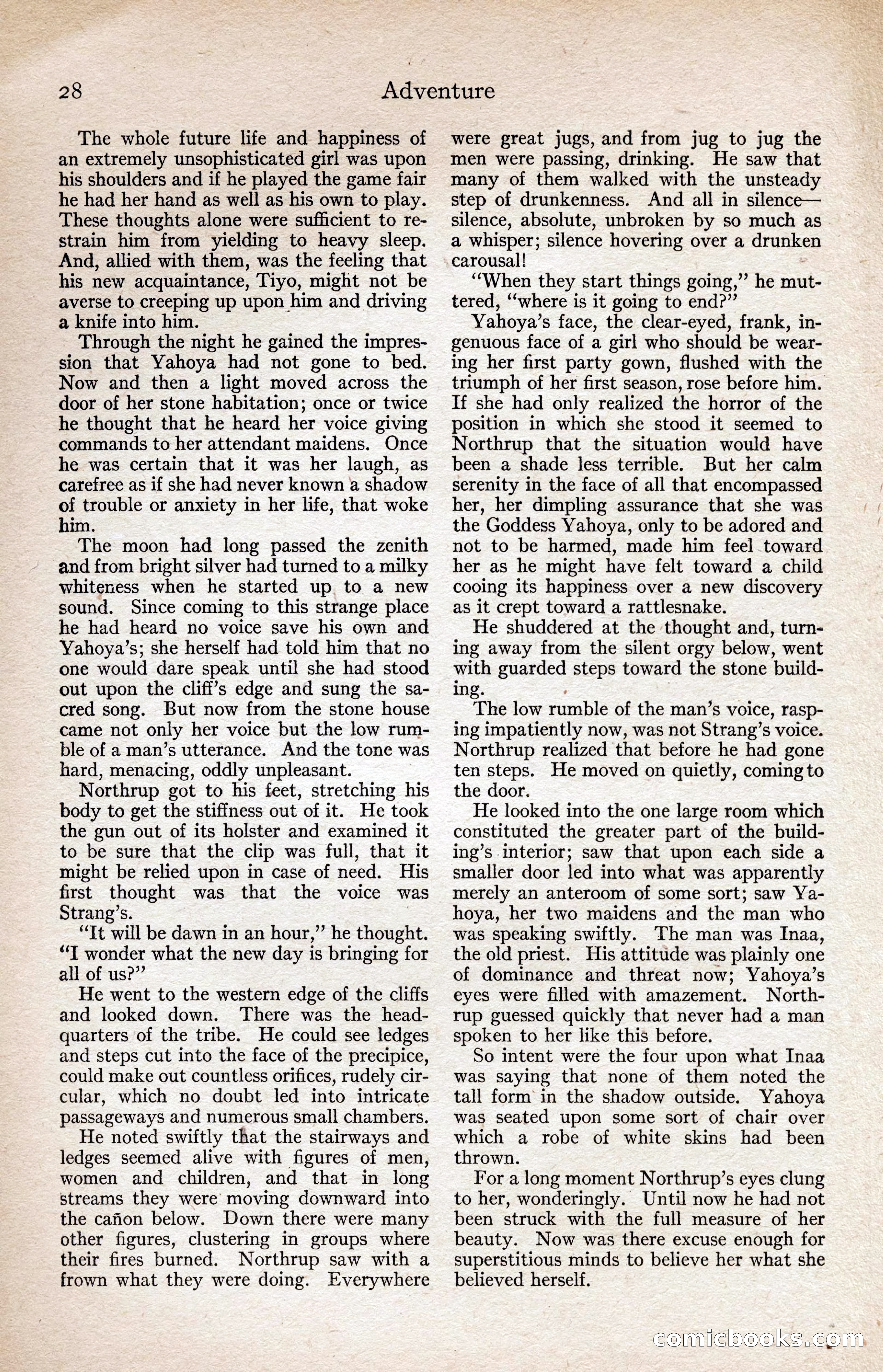 Adventure Magazine, August 1916 — page 30 of 228
