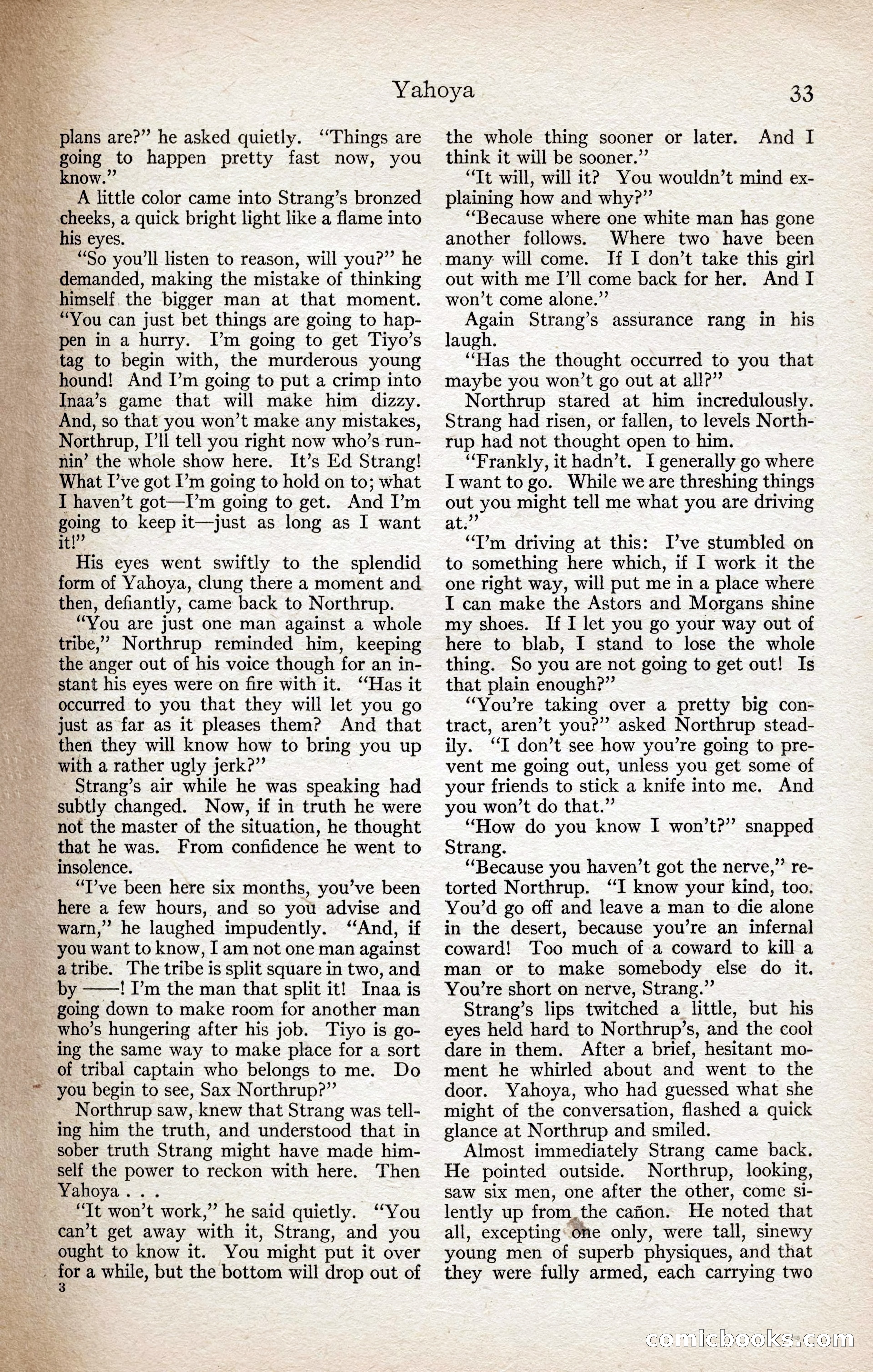 Adventure Magazine, August 1916 — page 35 of 228