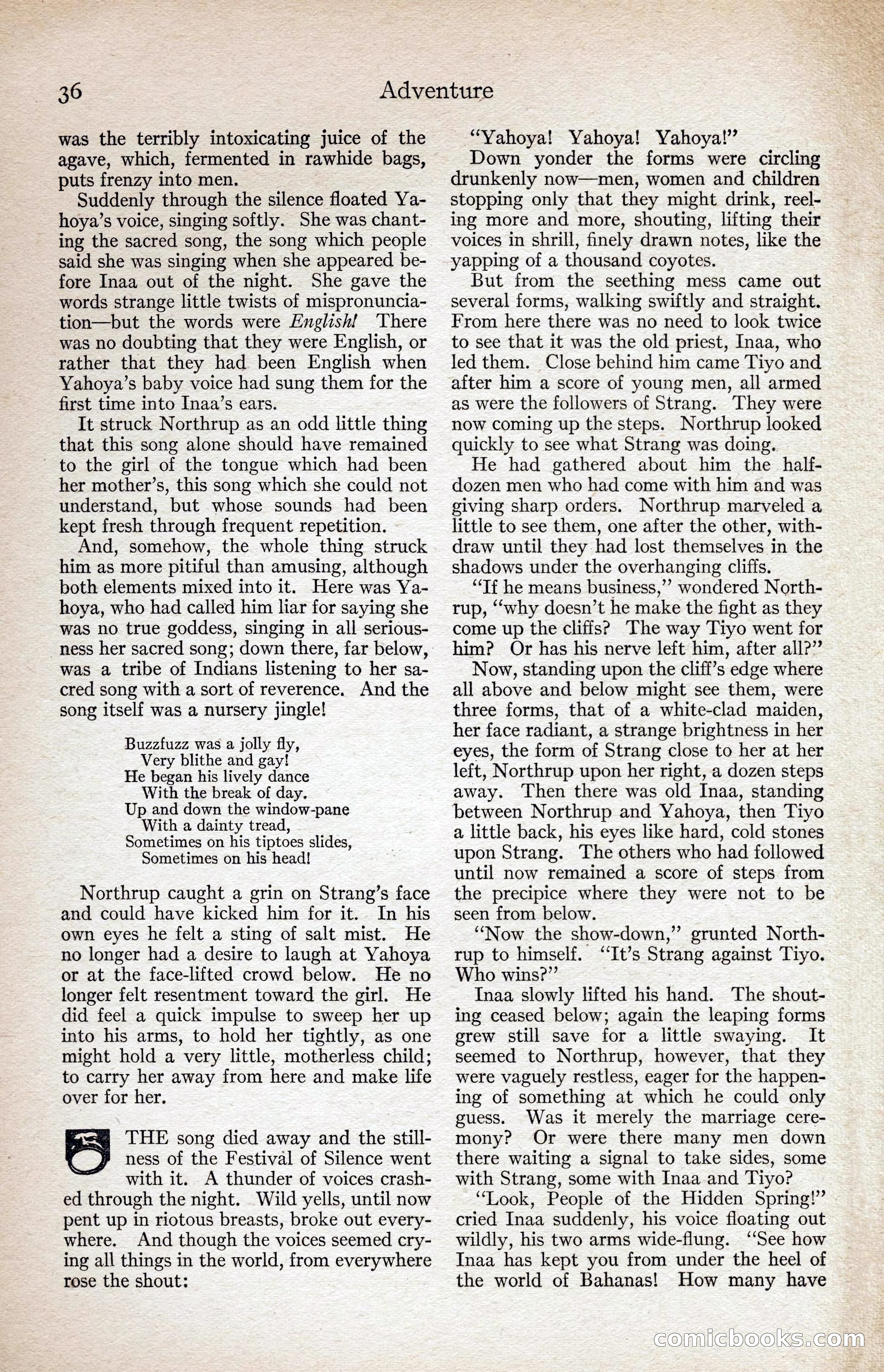 Adventure Magazine, August 1916 — page 38 of 228