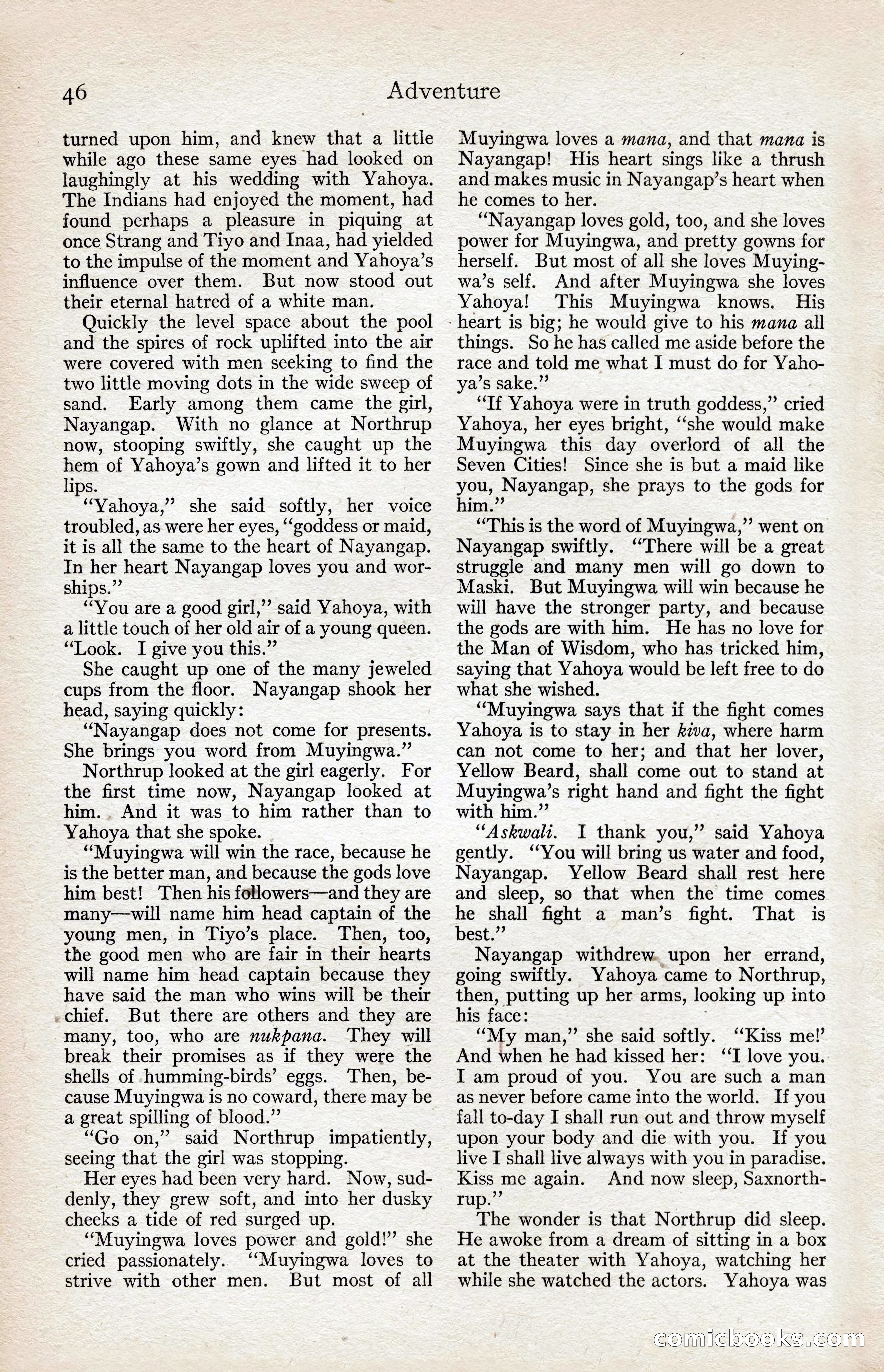 Adventure Magazine, August 1916 — page 48 of 228