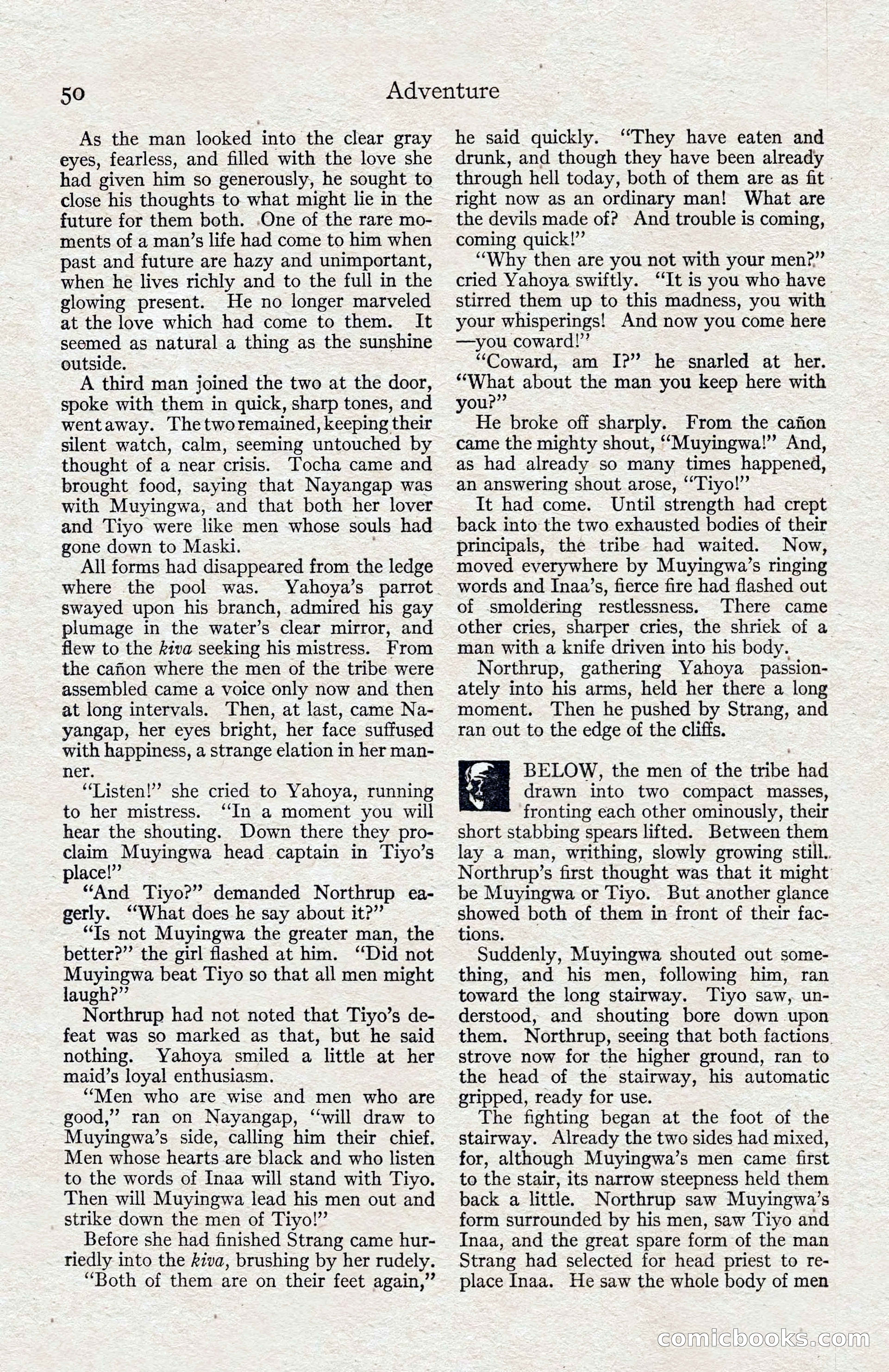 Adventure Magazine, August 1916 — page 52 of 228