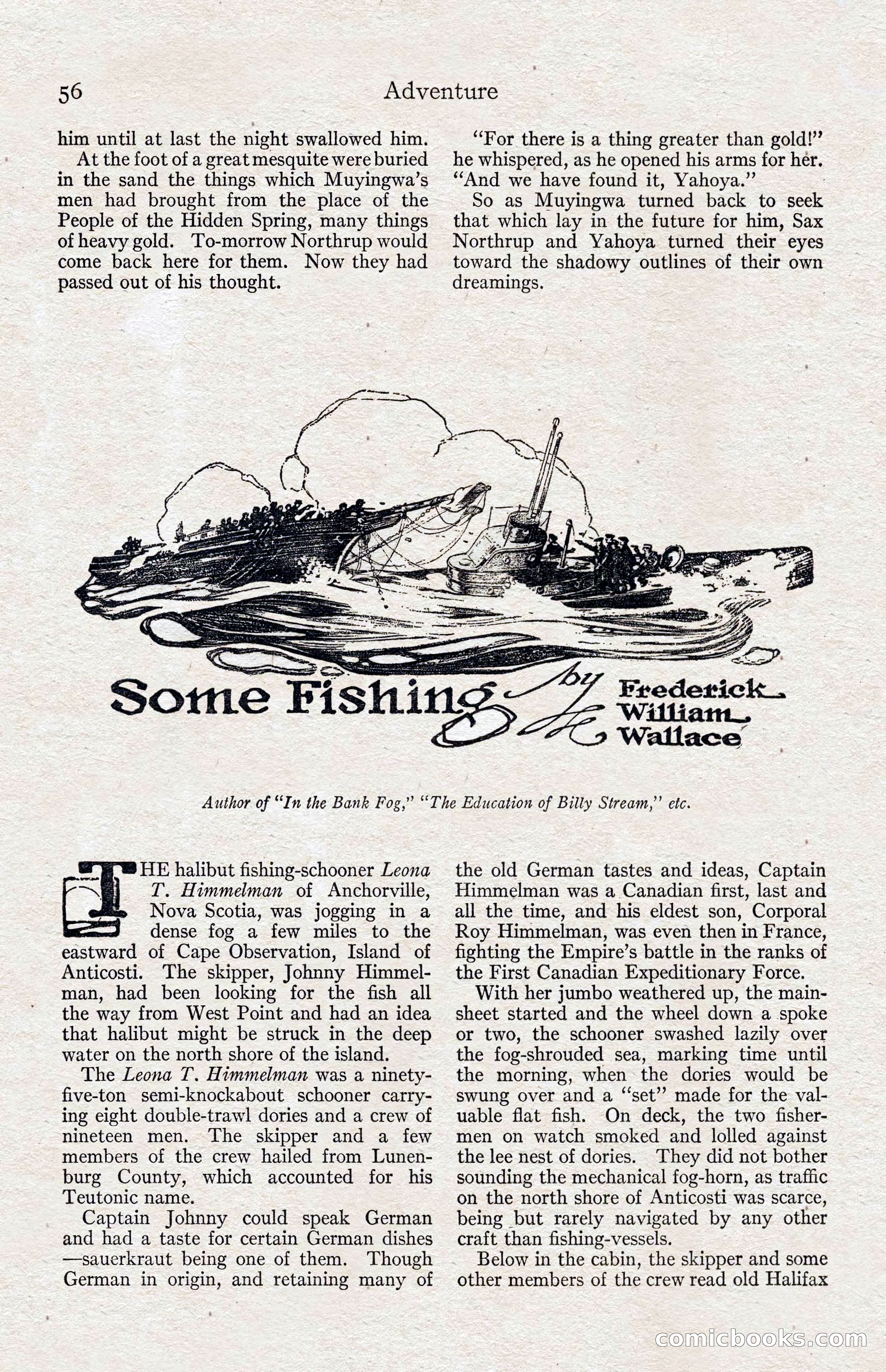 Adventure Magazine, August 1916 — page 58 of 228