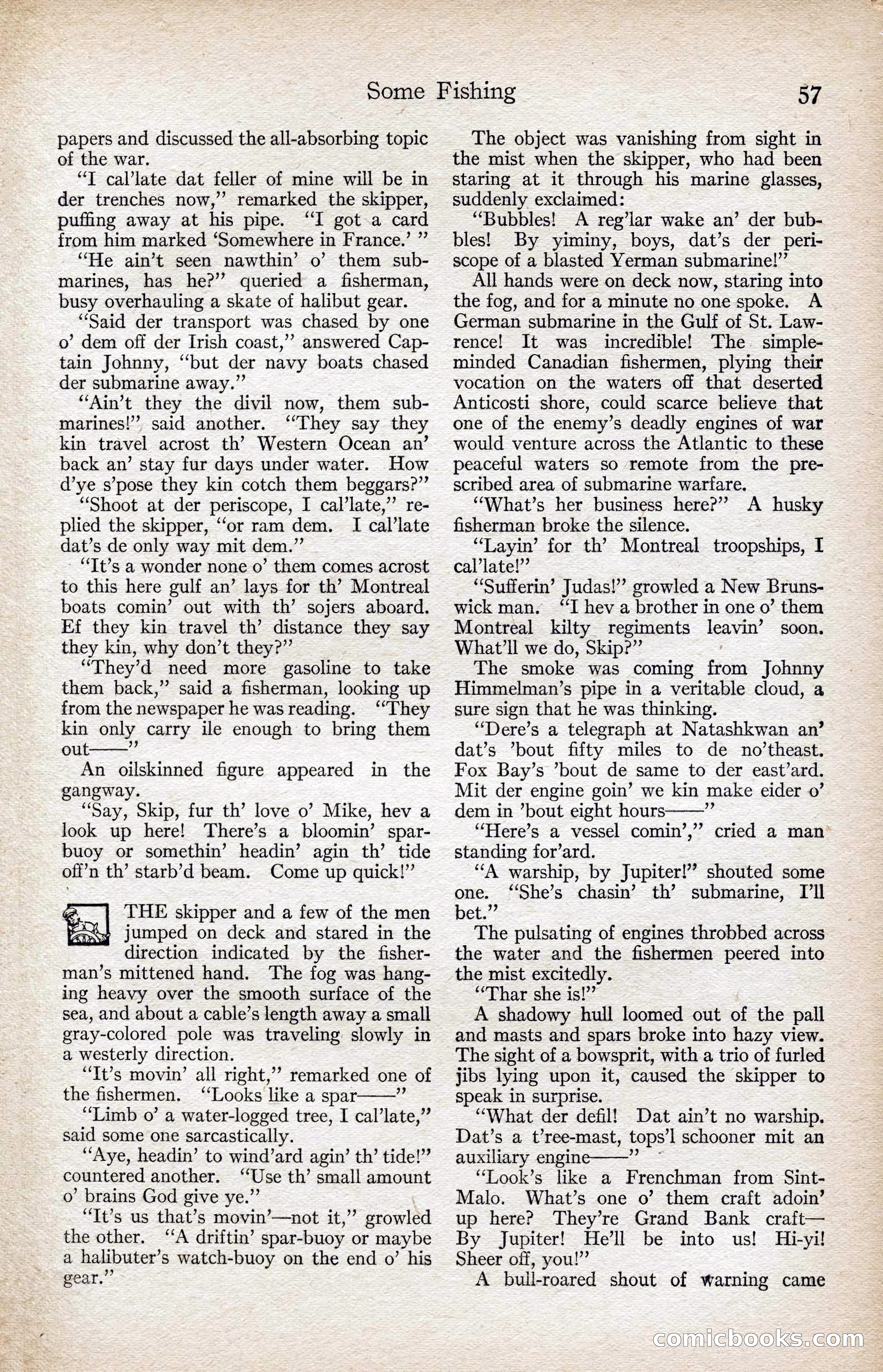 Adventure Magazine, August 1916 — page 59 of 228