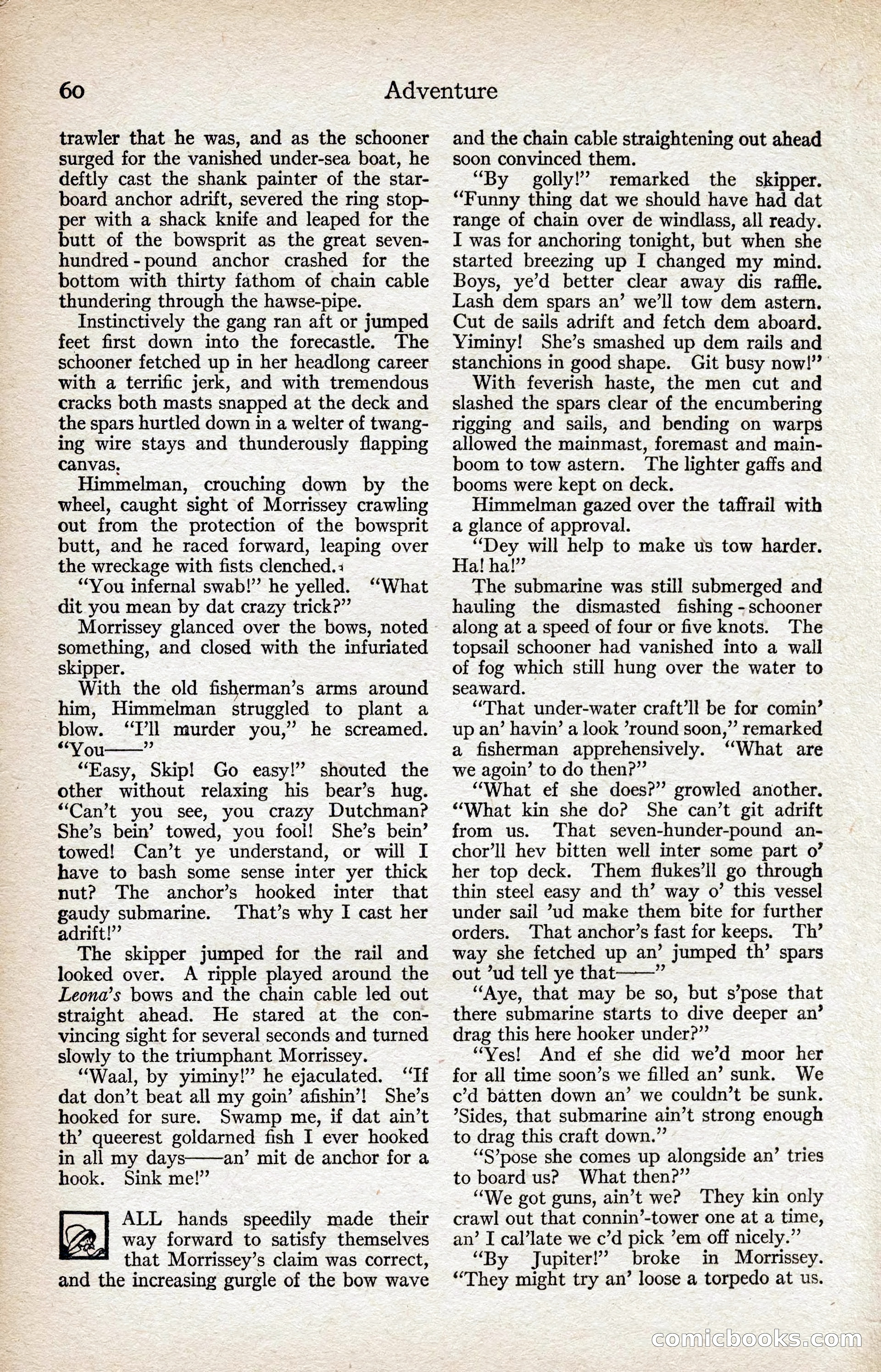 Adventure Magazine, August 1916 — page 62 of 228