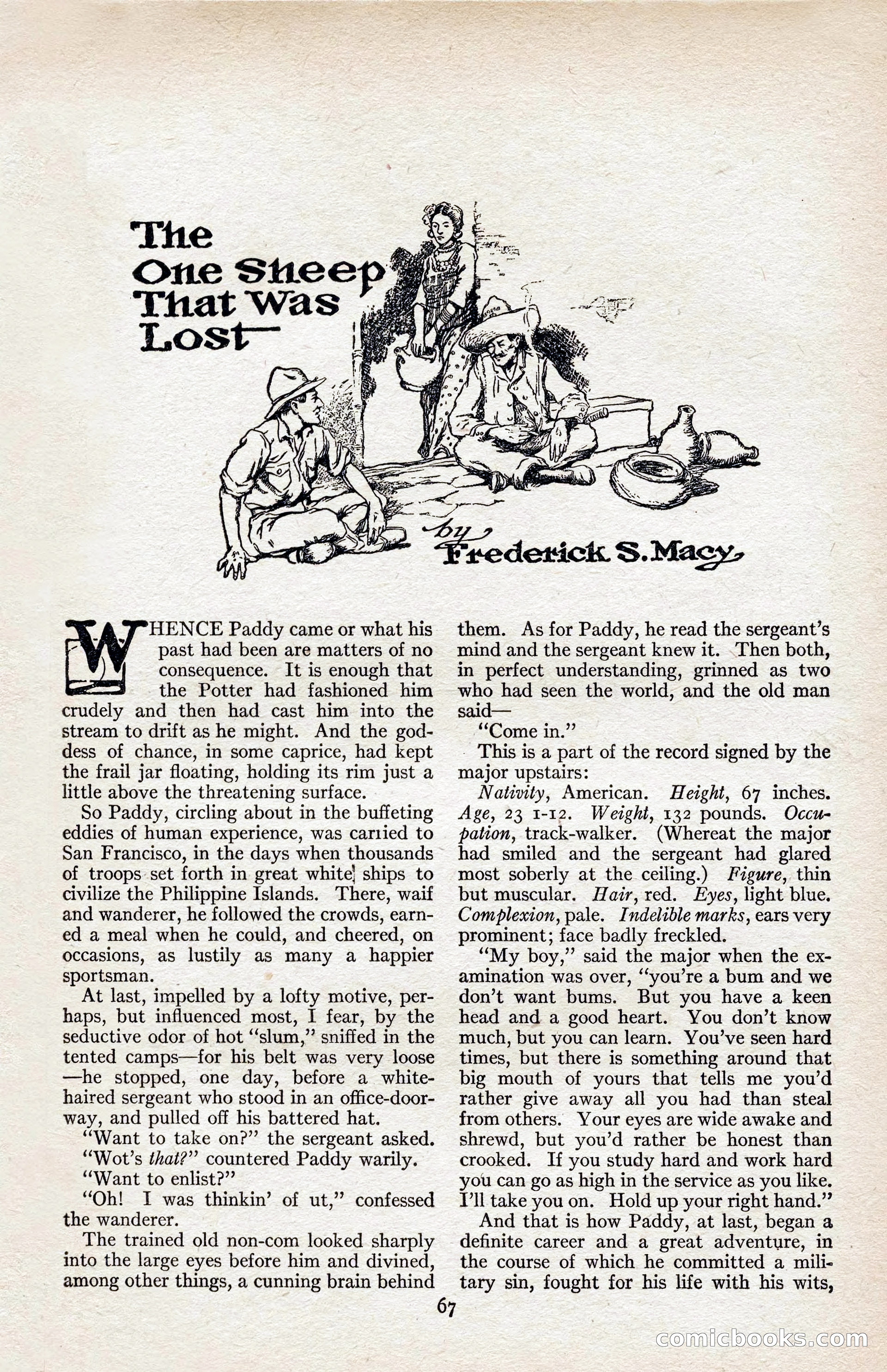 Adventure Magazine, August 1916 — page 69 of 228