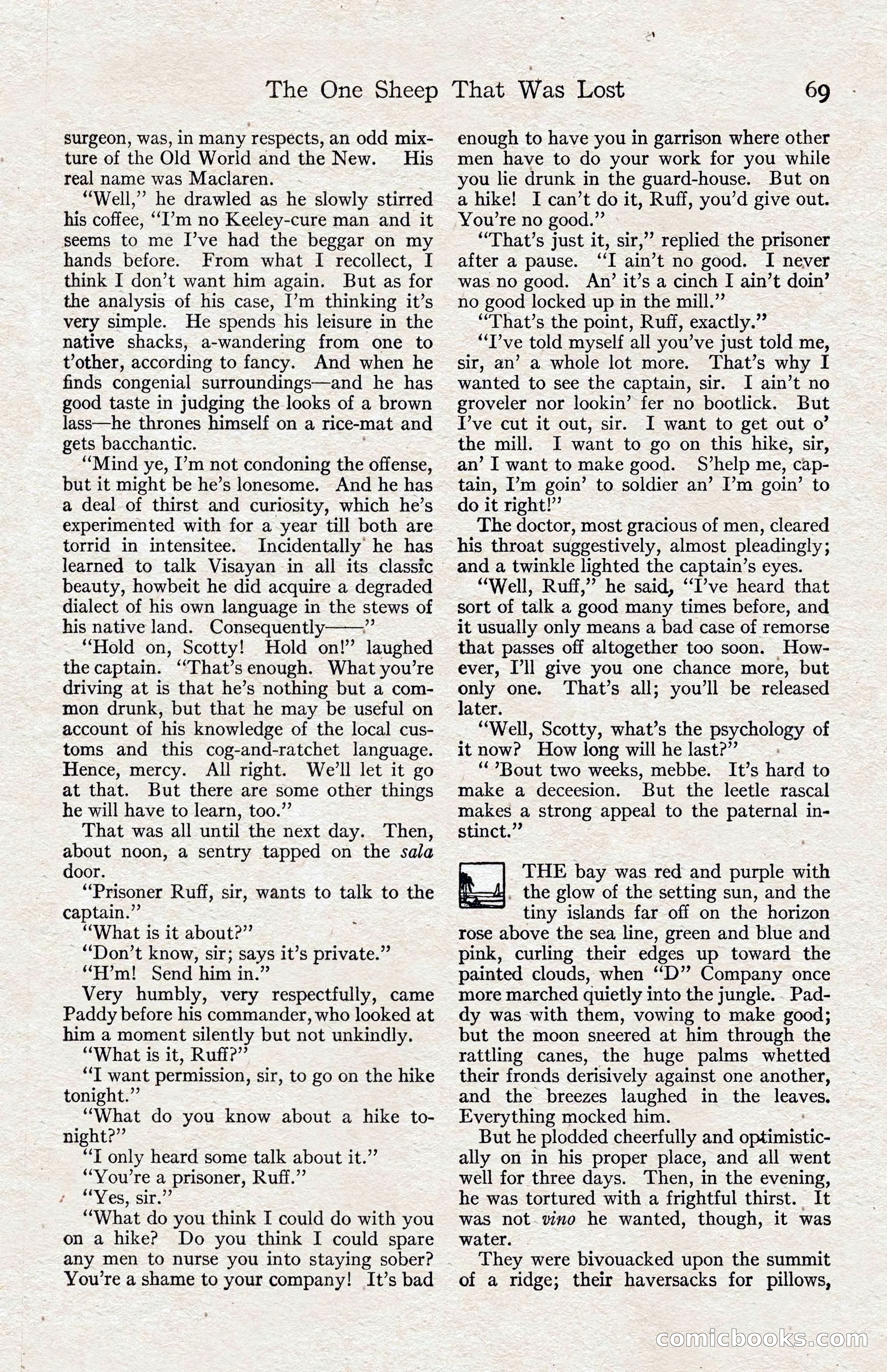 Adventure Magazine, August 1916 — page 71 of 228