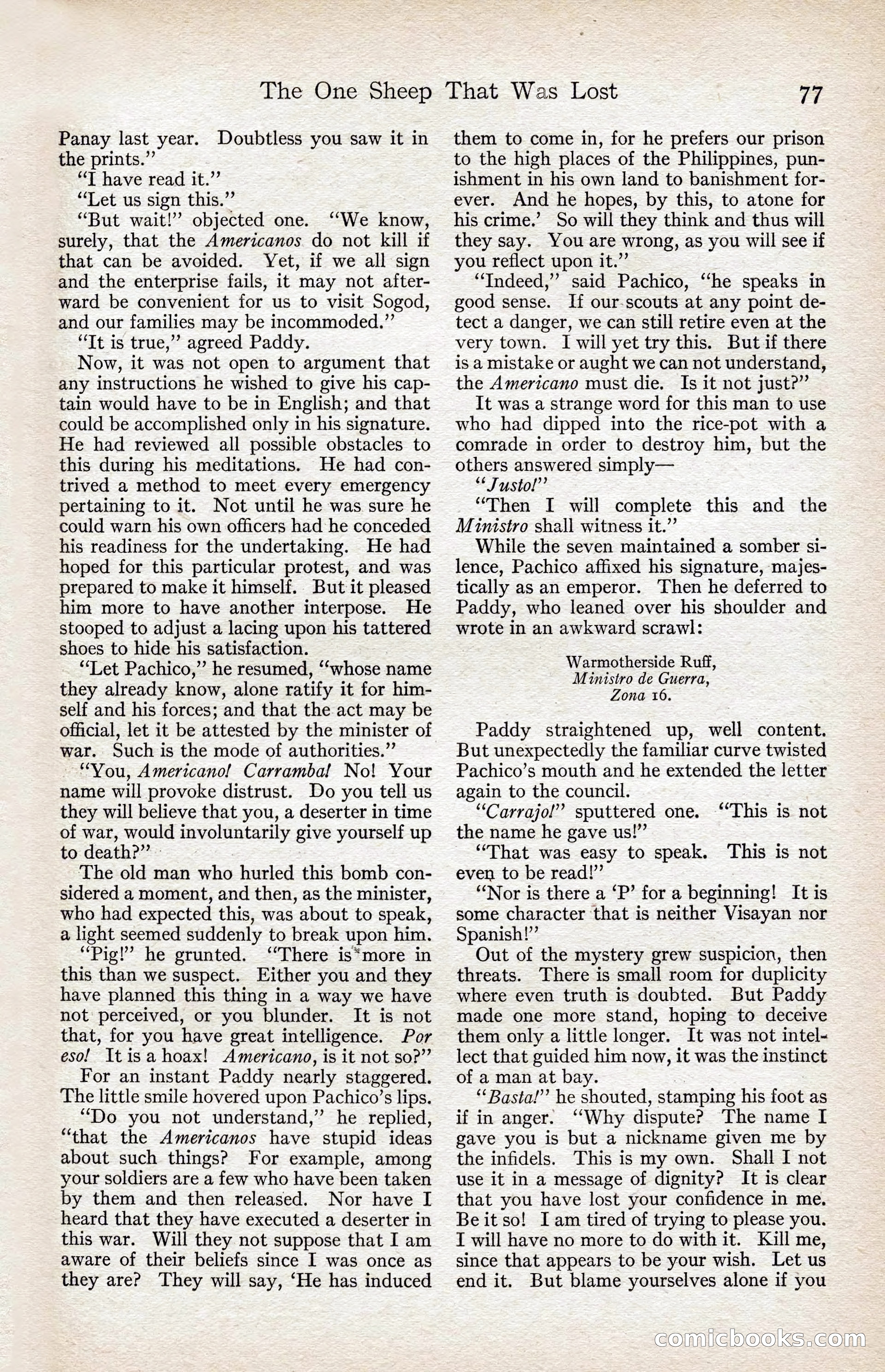 Adventure Magazine, August 1916 — page 79 of 228