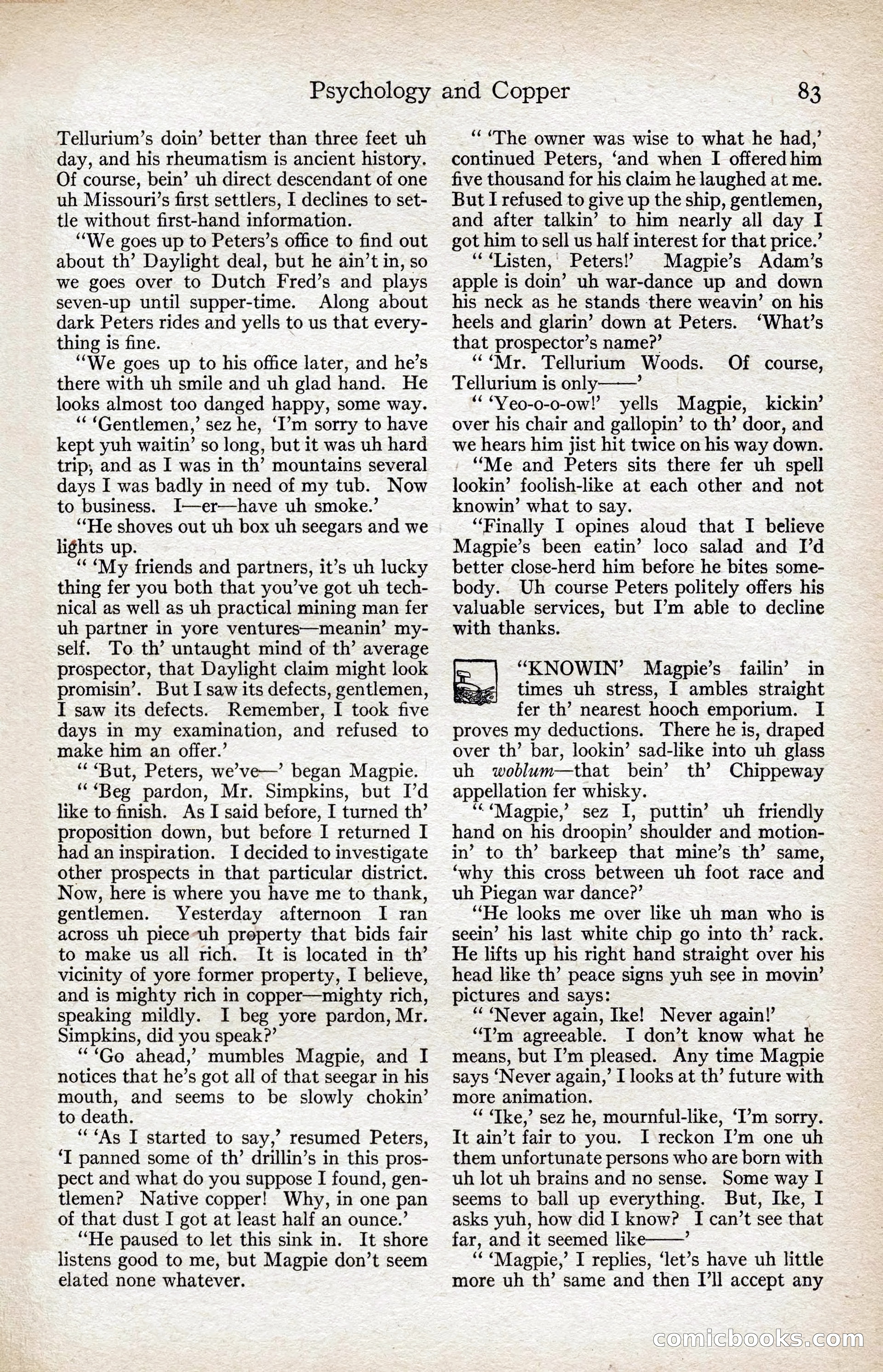 Adventure Magazine, August 1916 — page 85 of 228