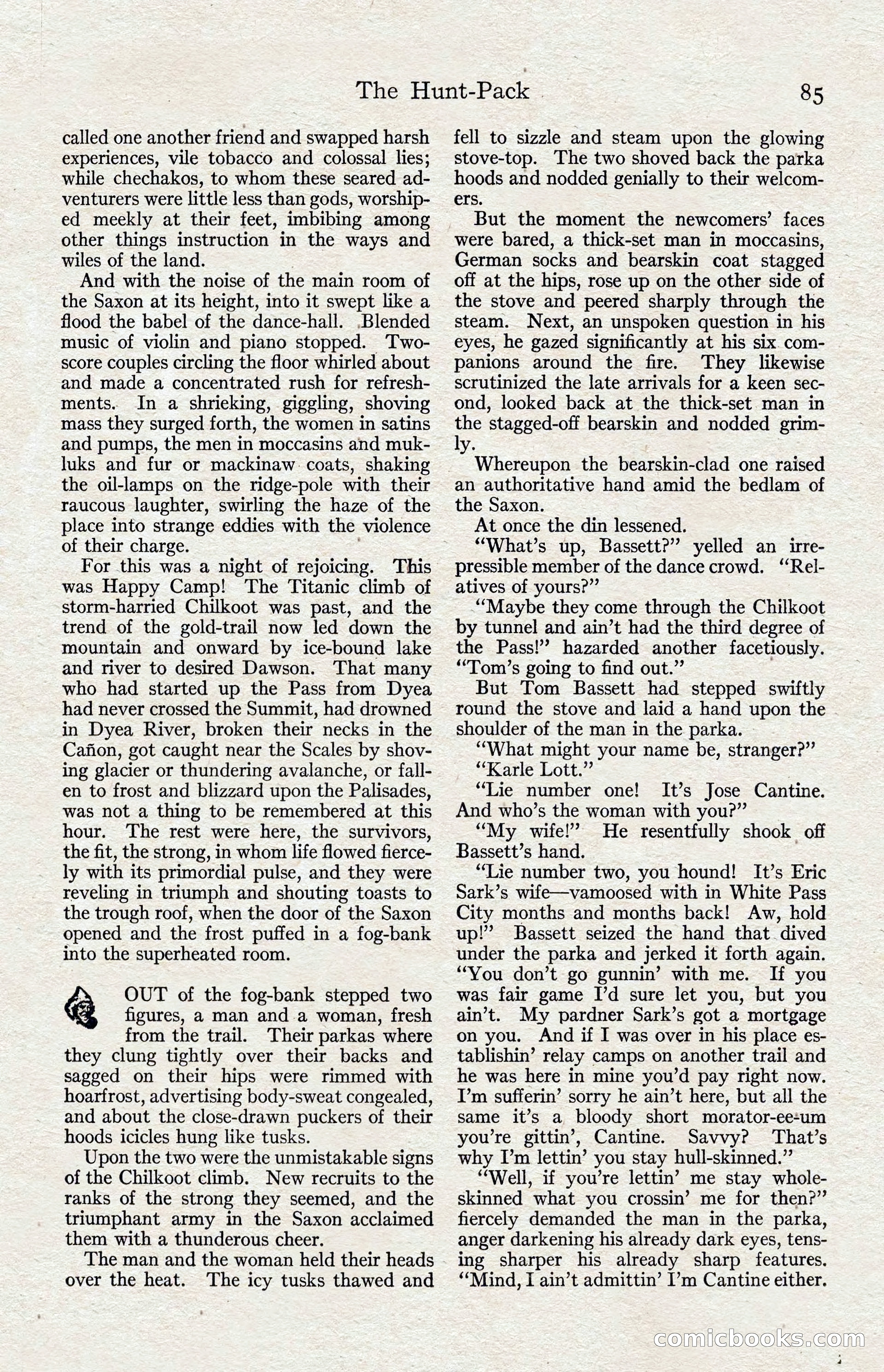 Adventure Magazine, August 1916 — page 87 of 228