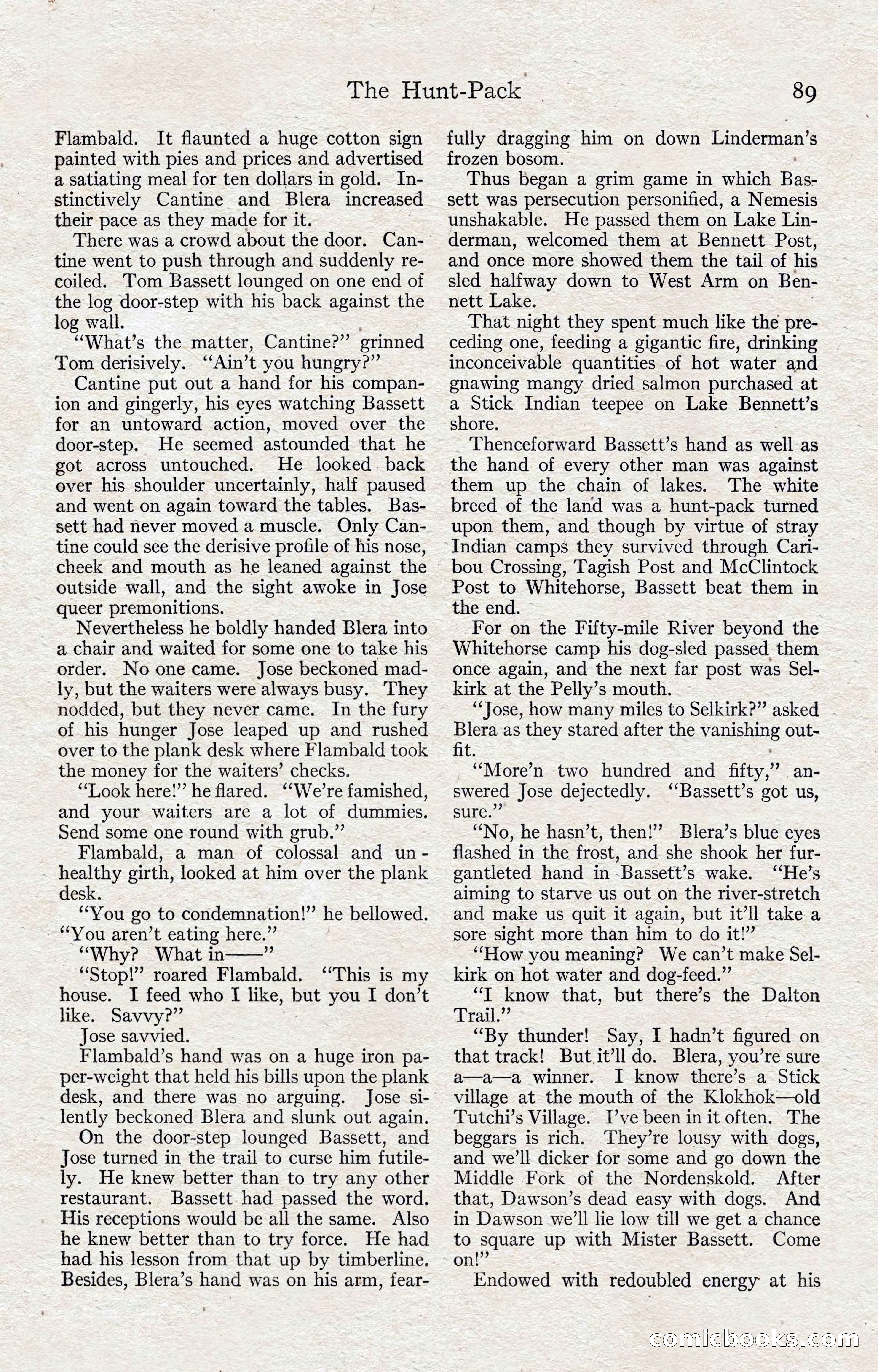 Adventure Magazine, August 1916 — page 91 of 228