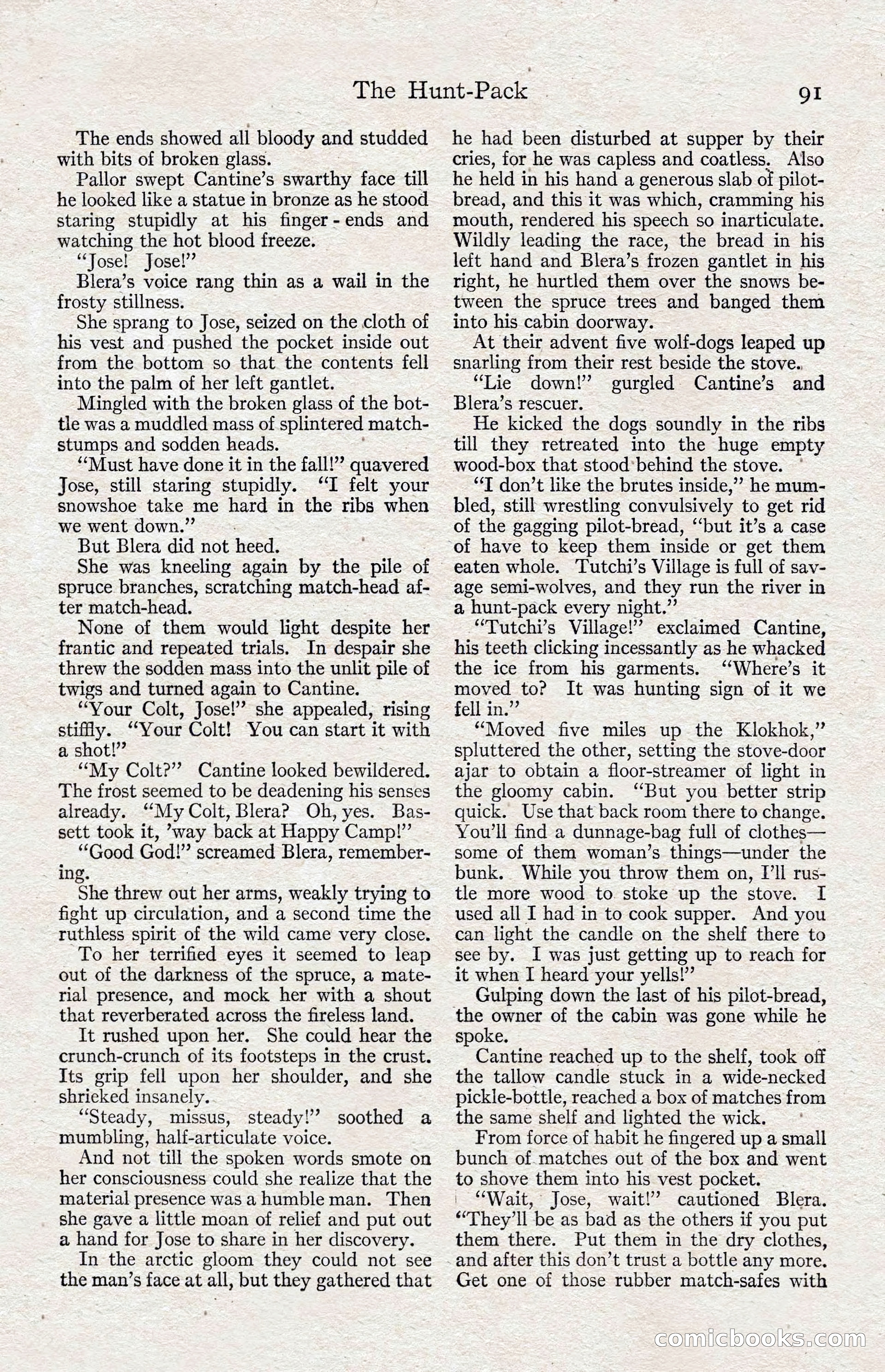 Adventure Magazine, August 1916 — page 93 of 228