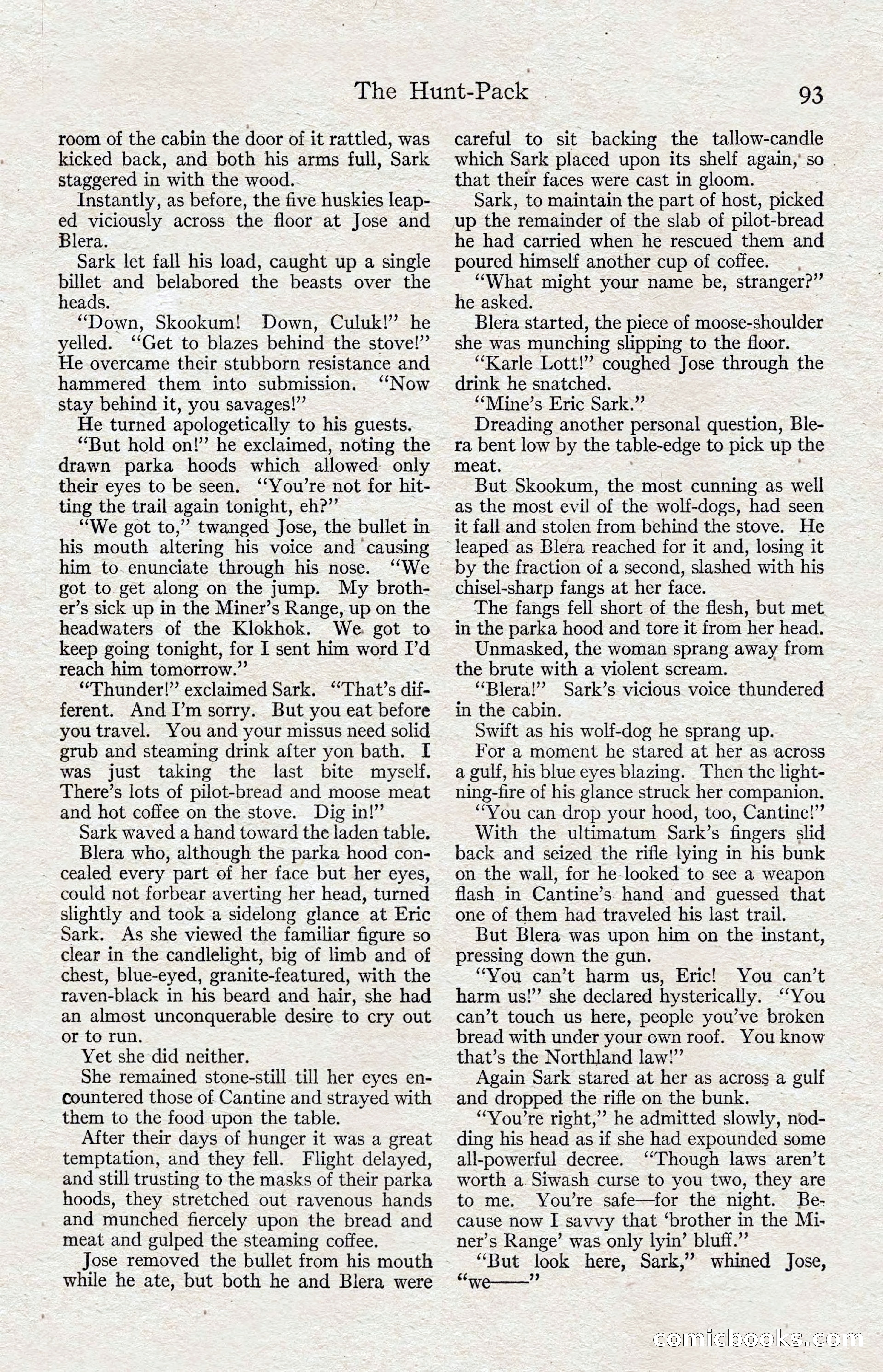 Adventure Magazine, August 1916 — page 95 of 228