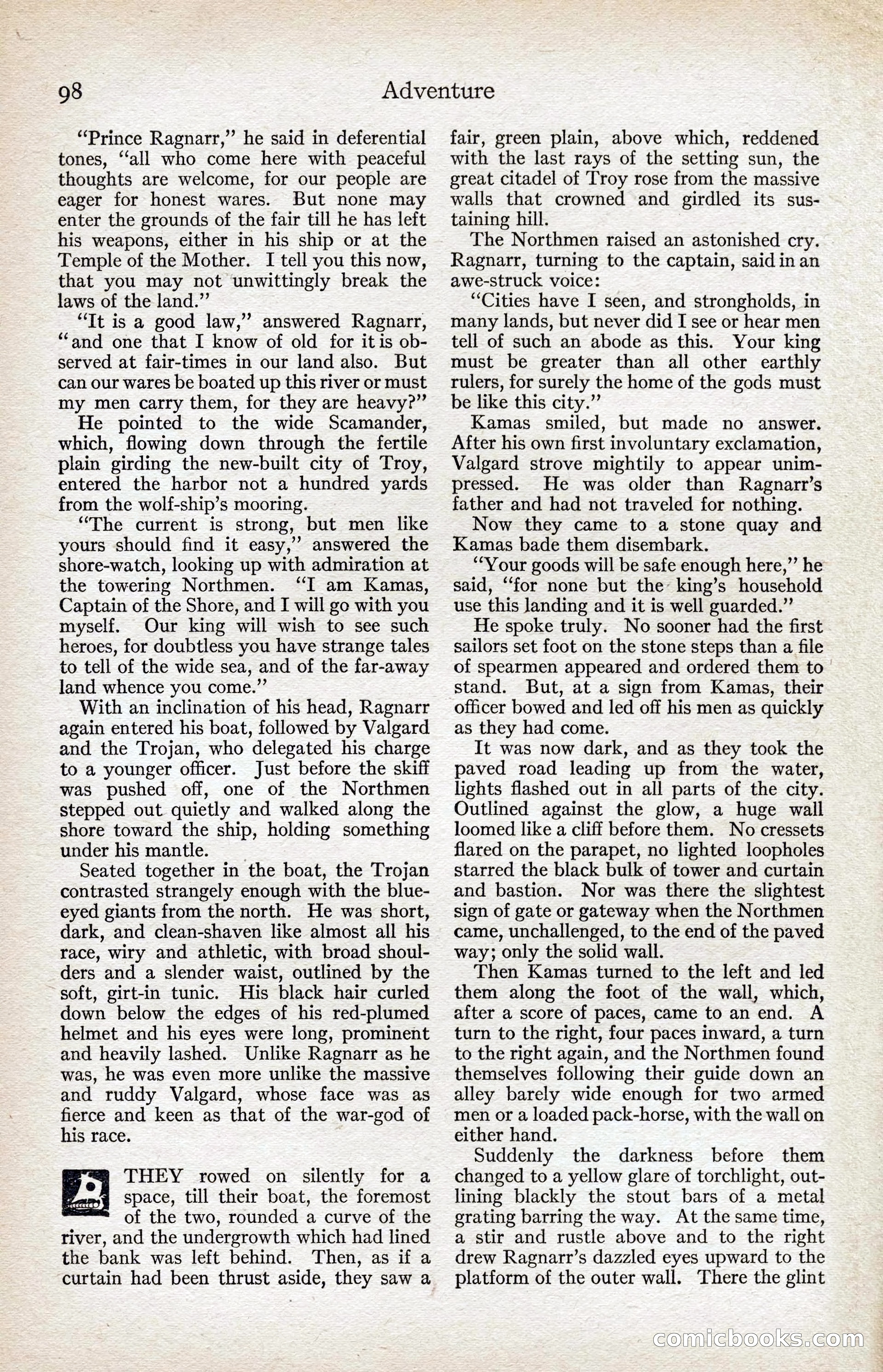 Adventure Magazine, August 1916 — page 100 of 228