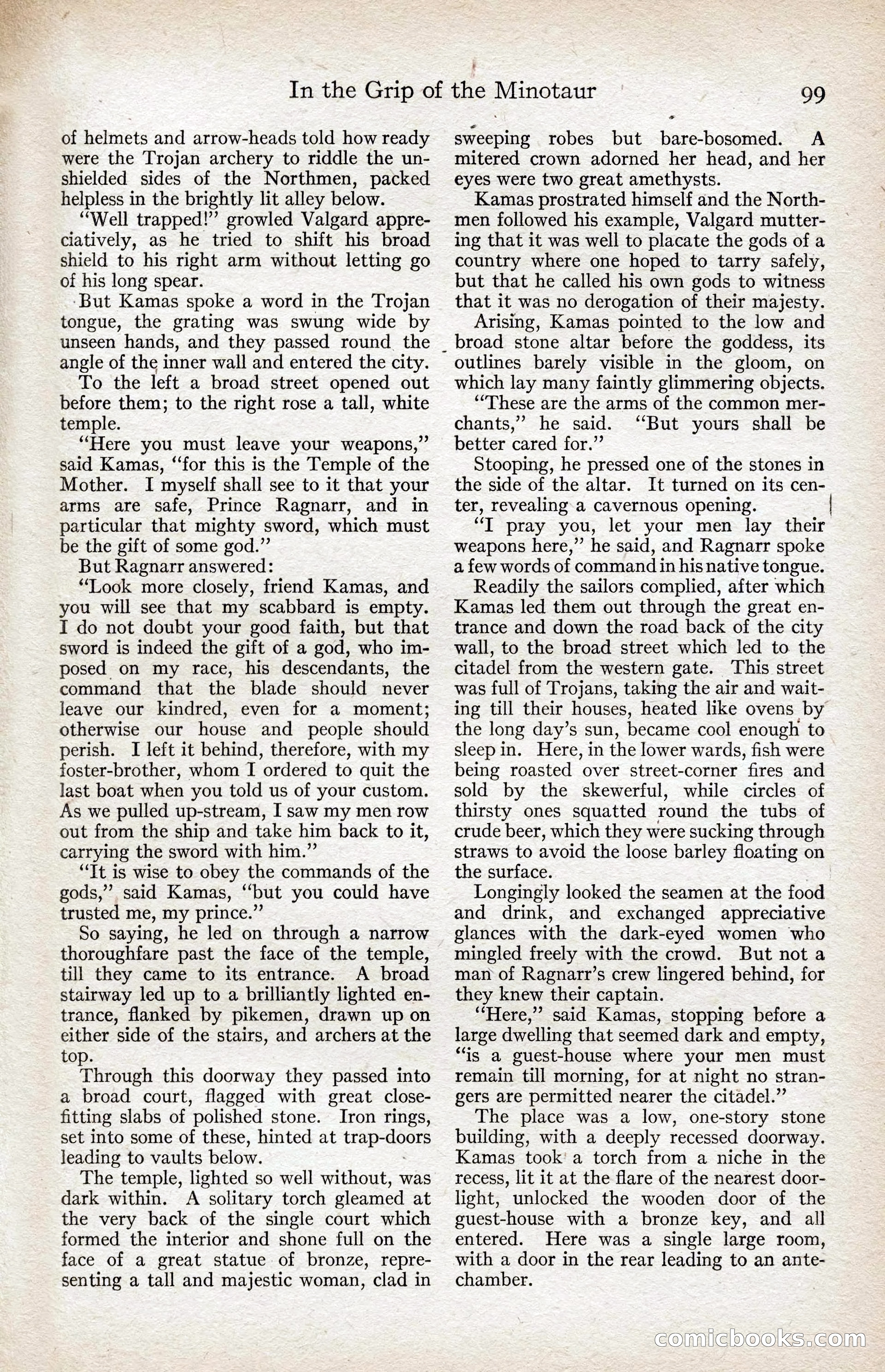Adventure Magazine, August 1916 — page 101 of 228