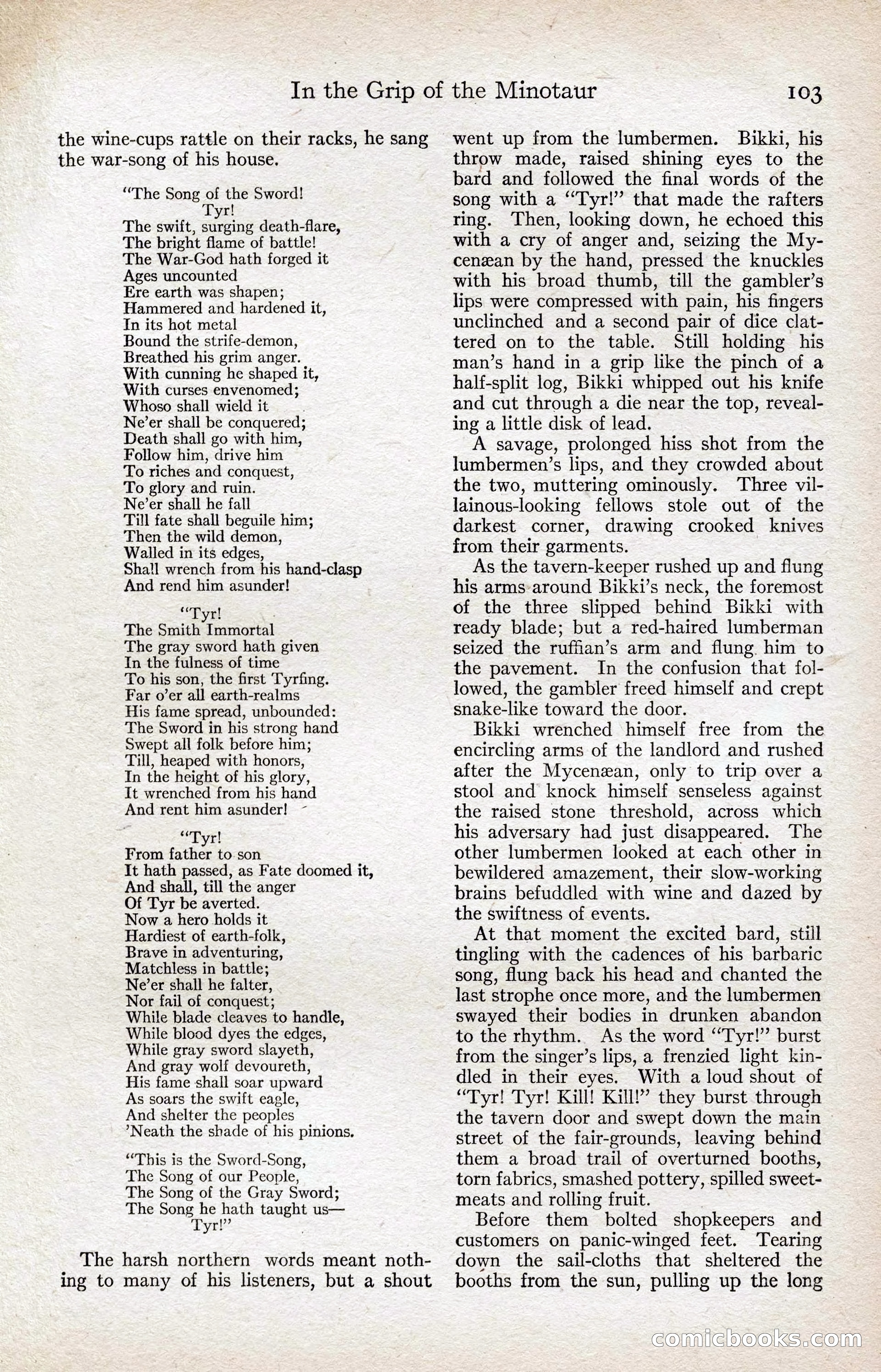 Adventure Magazine, August 1916 — page 105 of 228