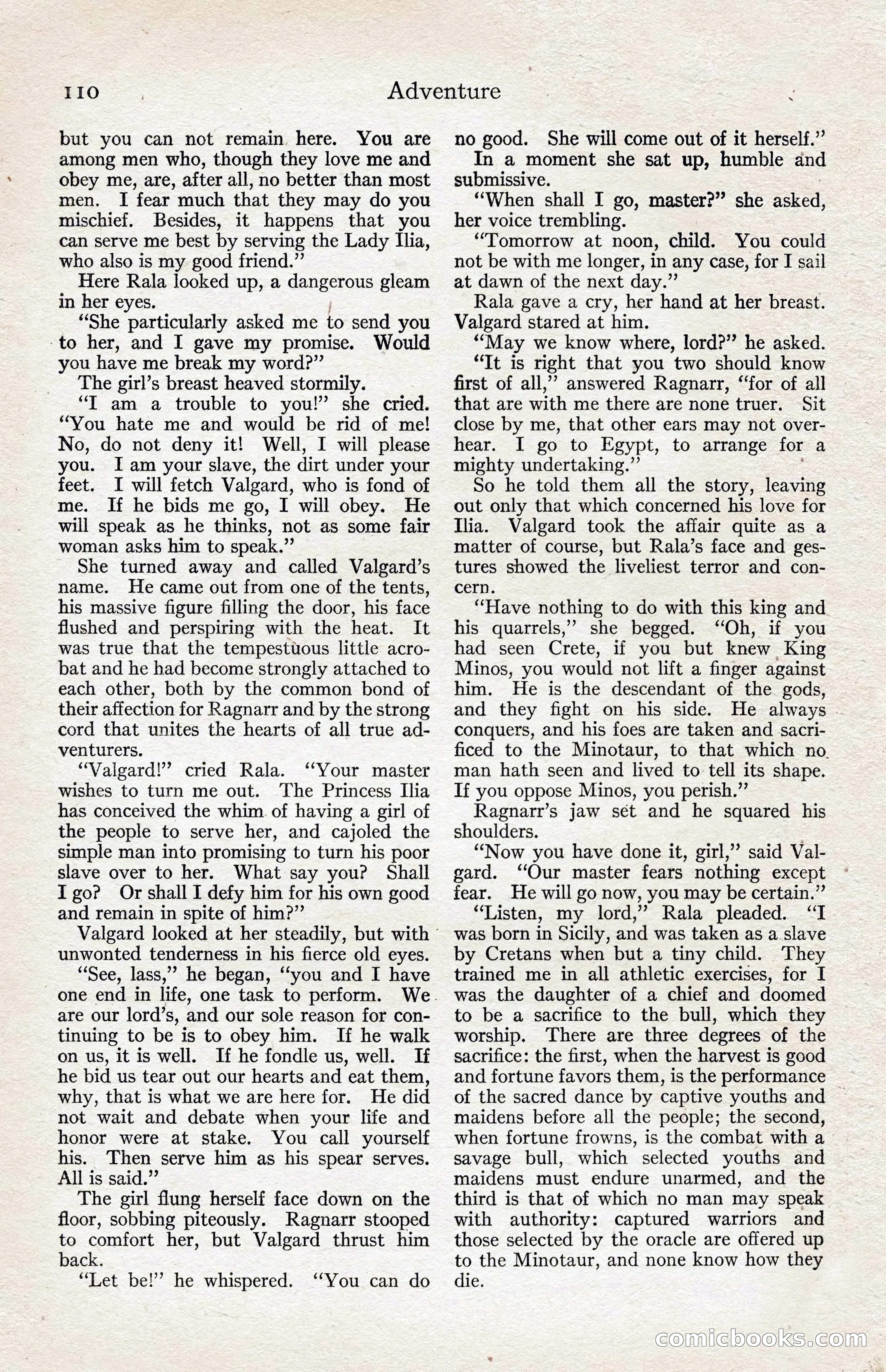 Adventure Magazine, August 1916 — page 112 of 228