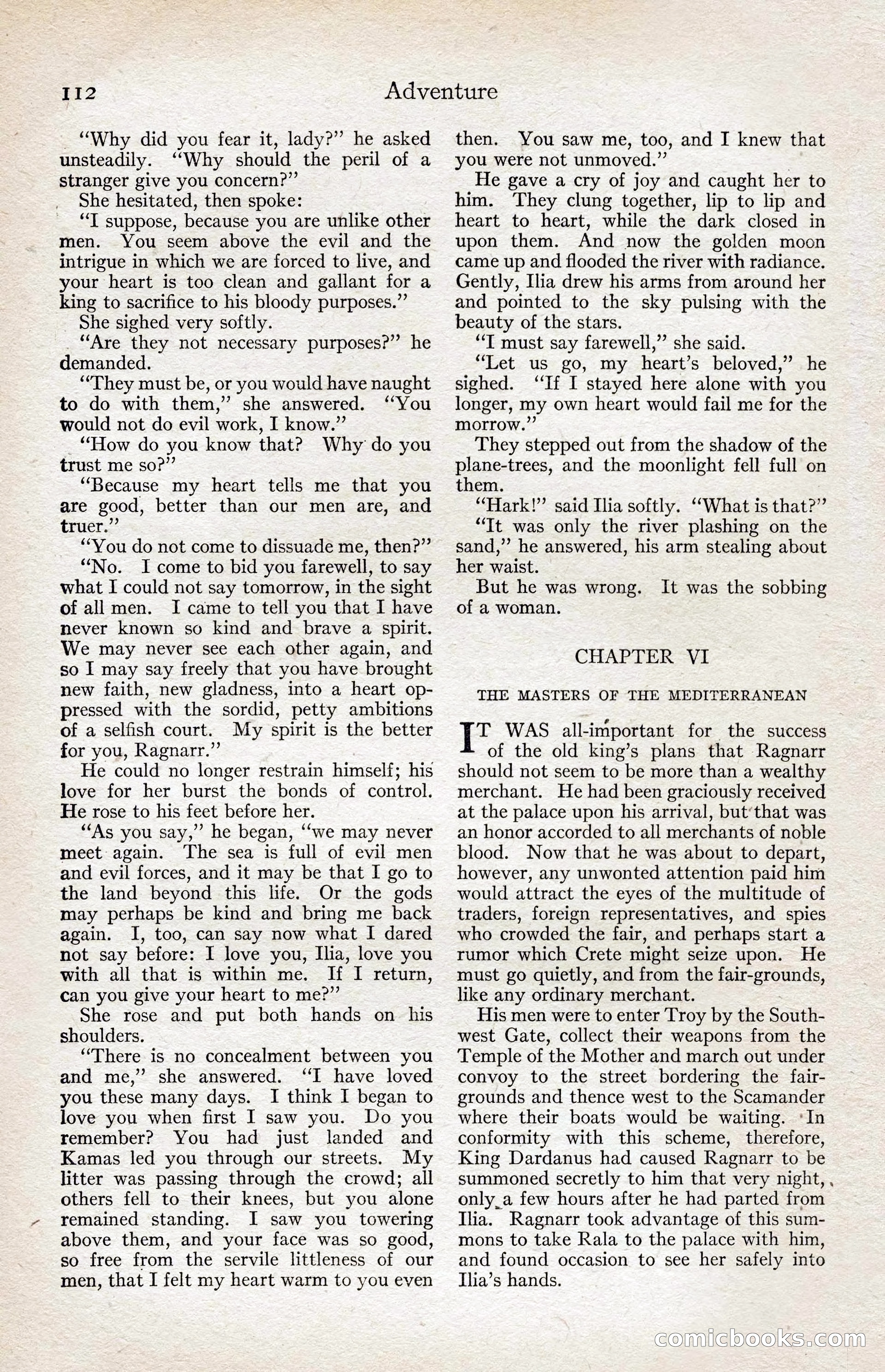 Adventure Magazine, August 1916 — page 114 of 228