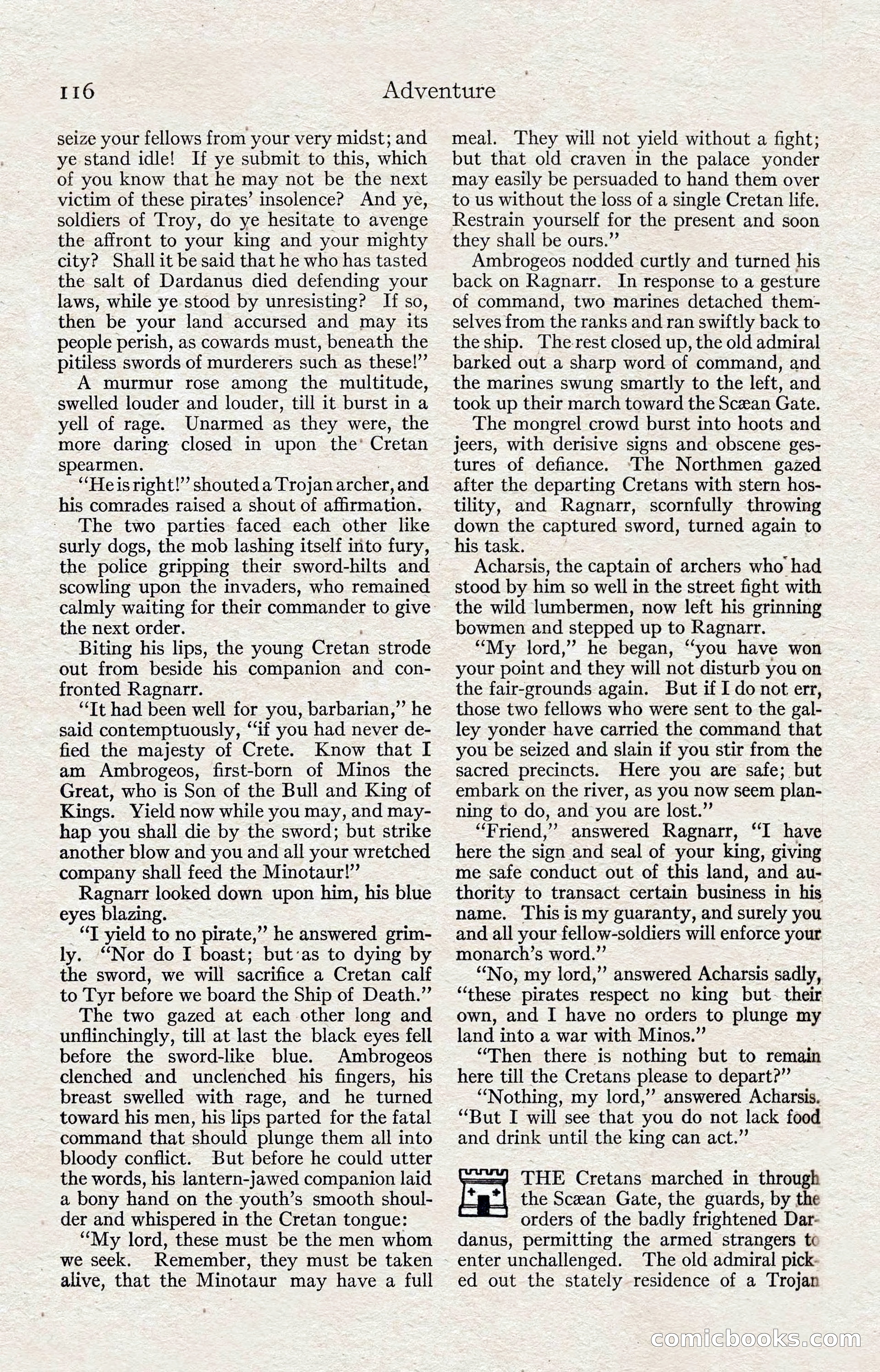 Adventure Magazine, August 1916 — page 118 of 228