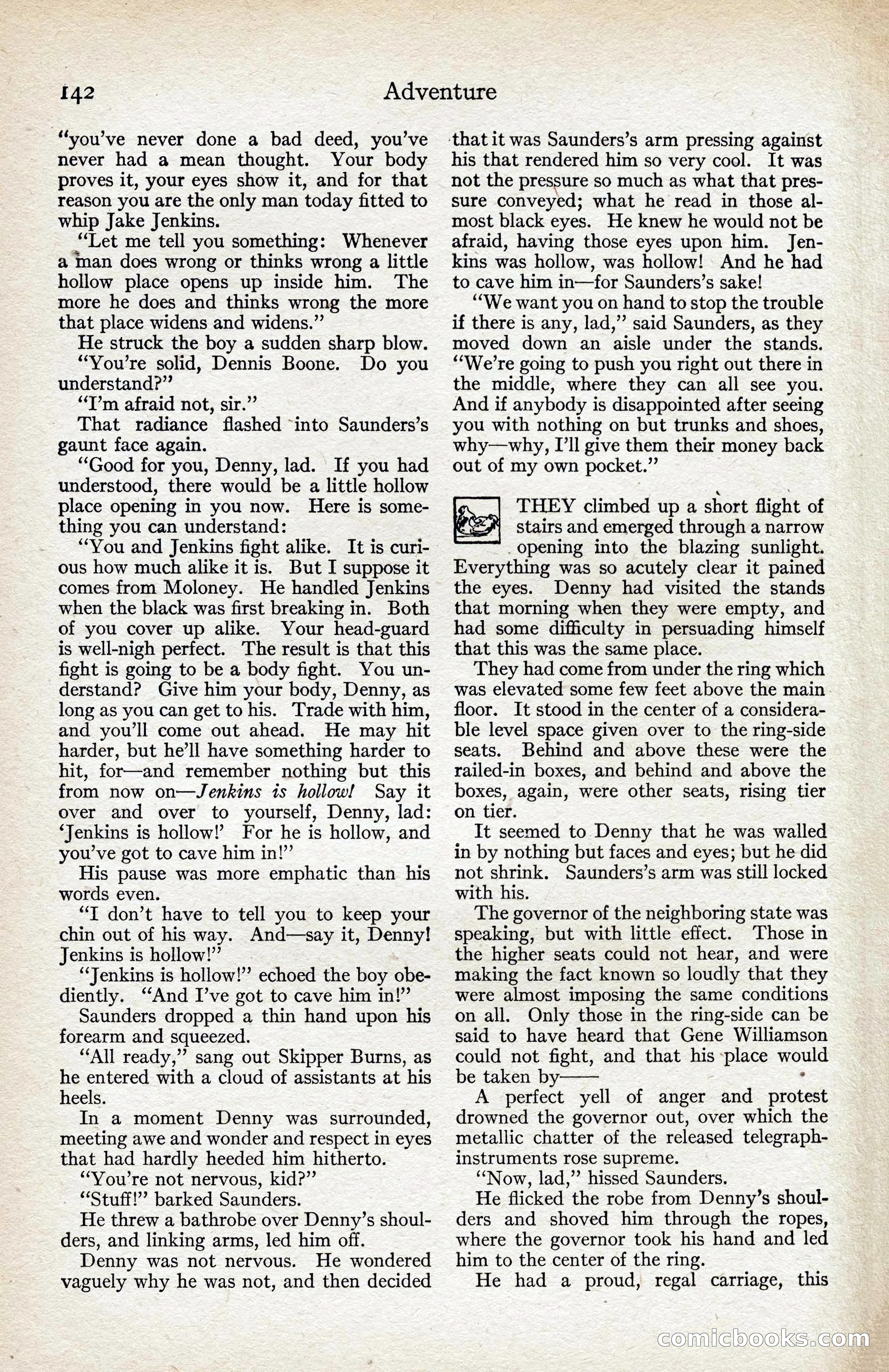 Adventure Magazine, August 1916 — page 144 of 228