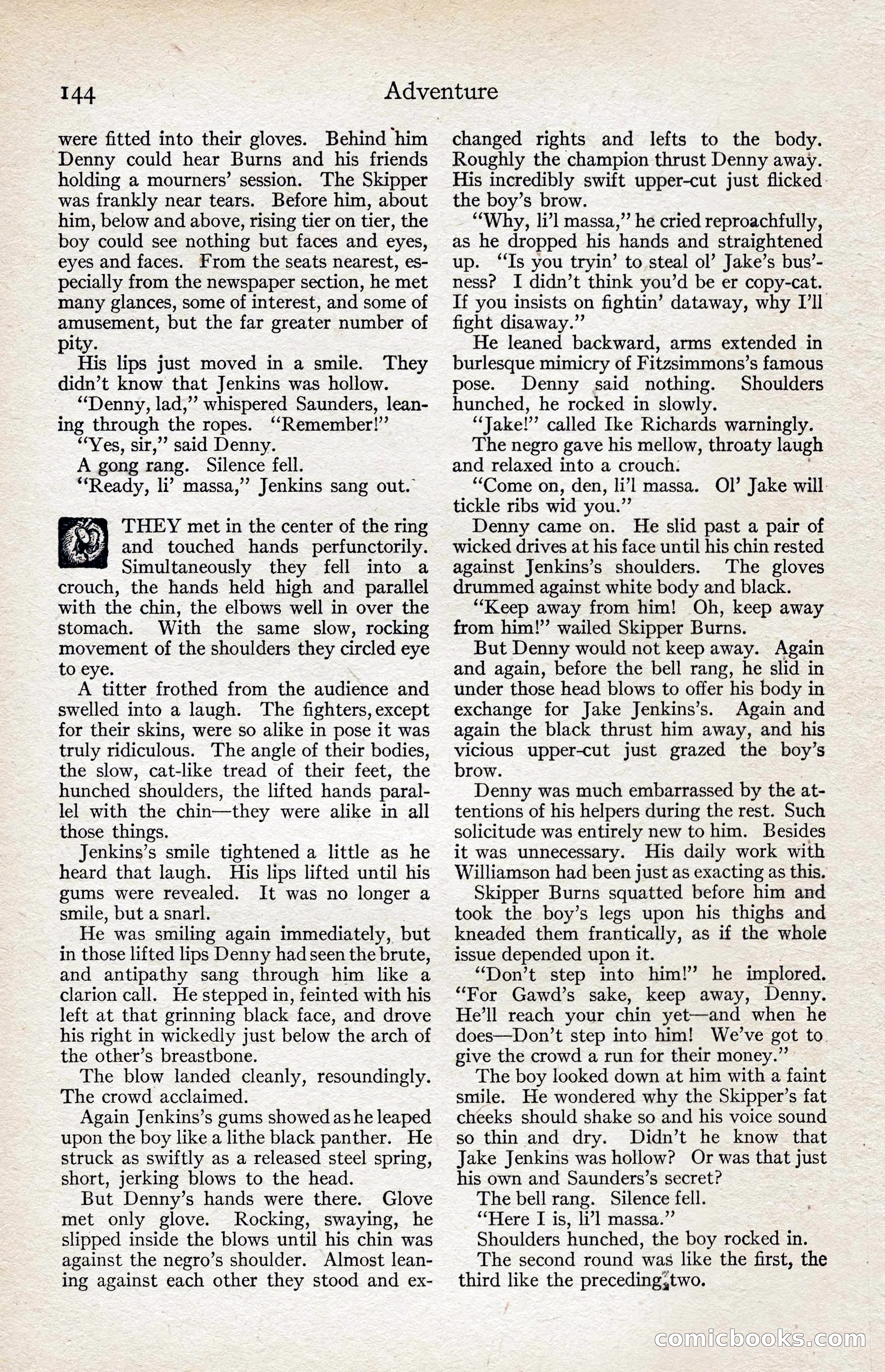 Adventure Magazine, August 1916 — page 146 of 228