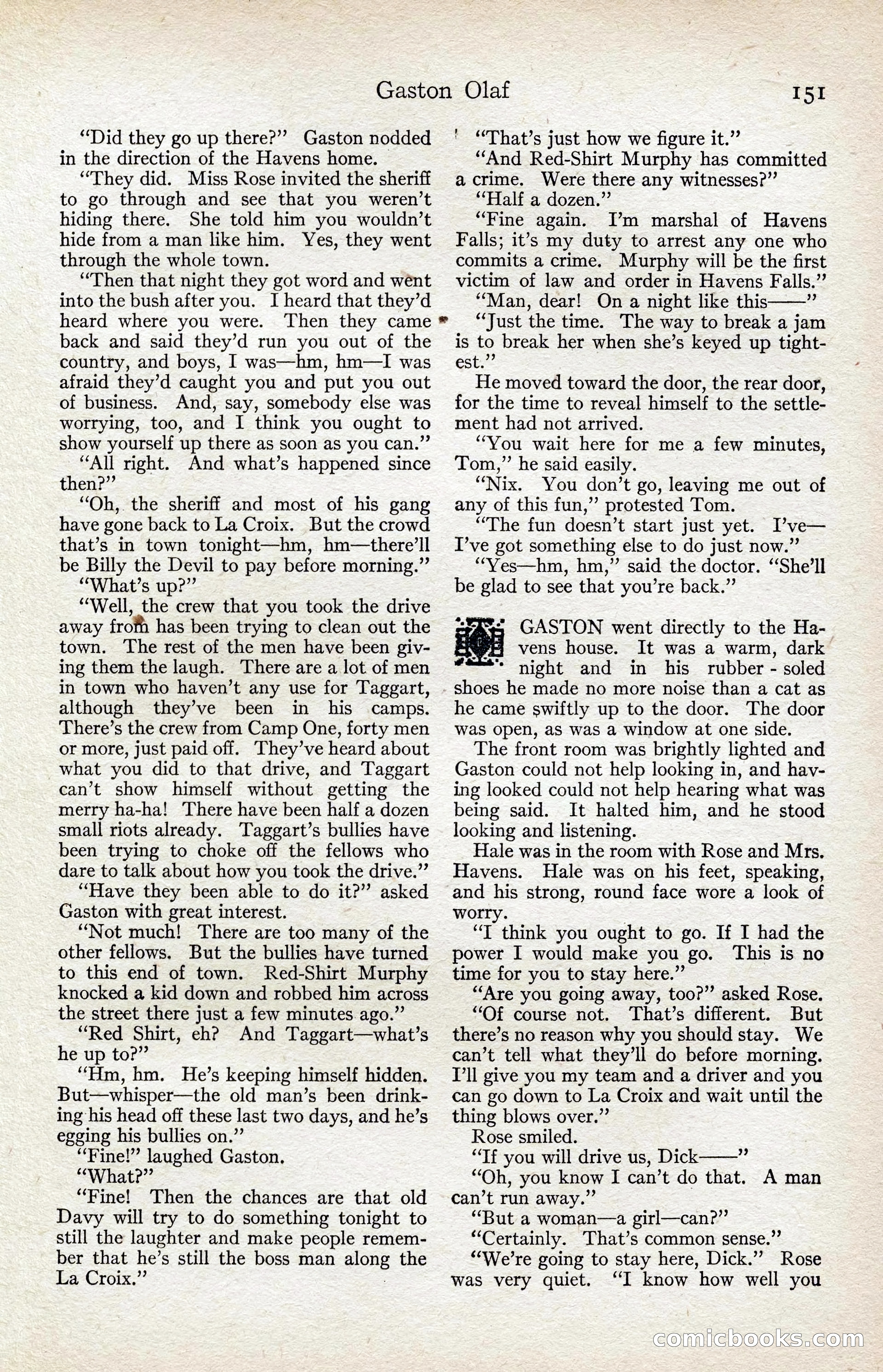 Adventure Magazine, August 1916 — page 153 of 228