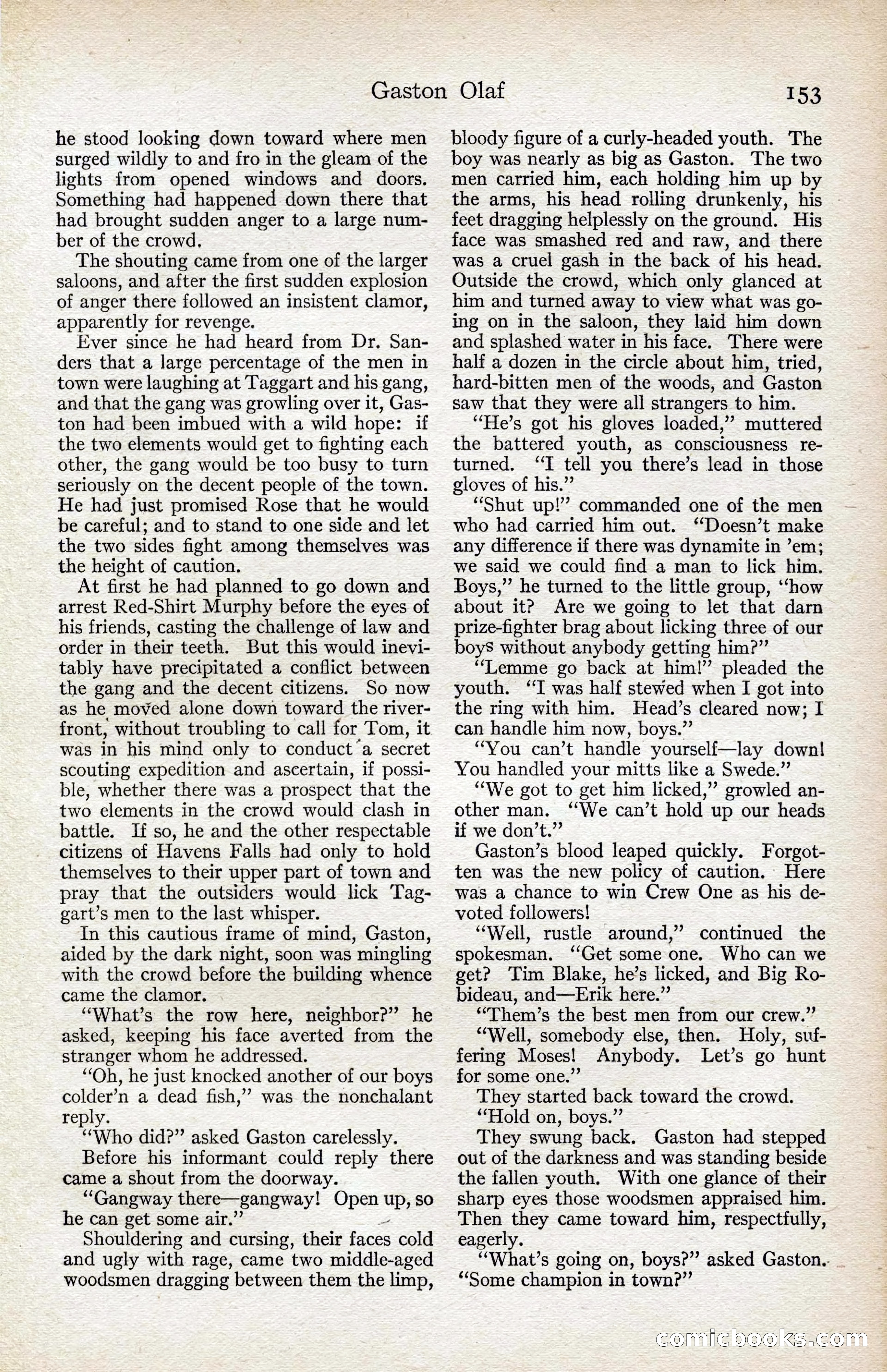 Adventure Magazine, August 1916 — page 155 of 228