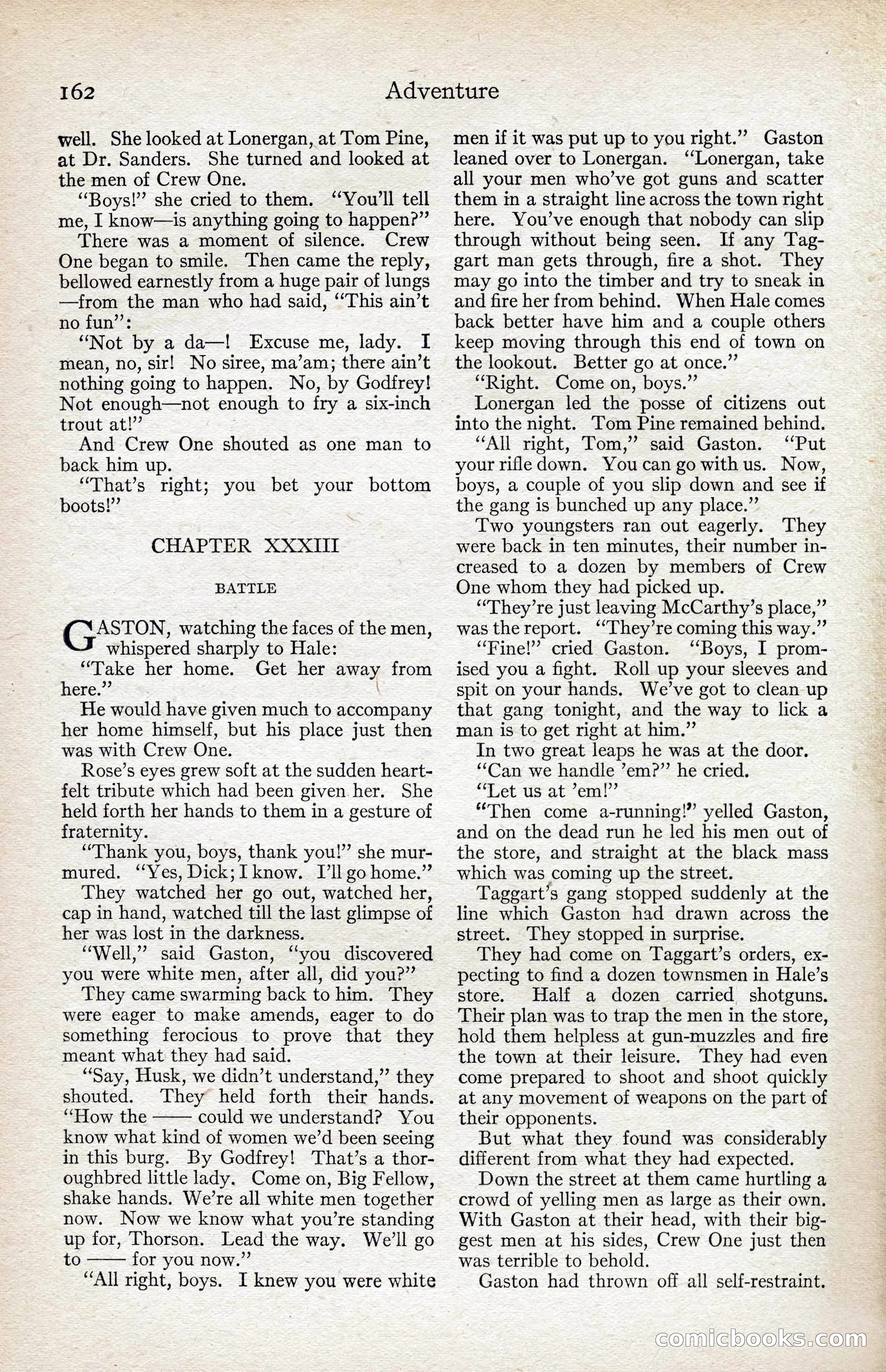 Adventure Magazine, August 1916 — page 164 of 228