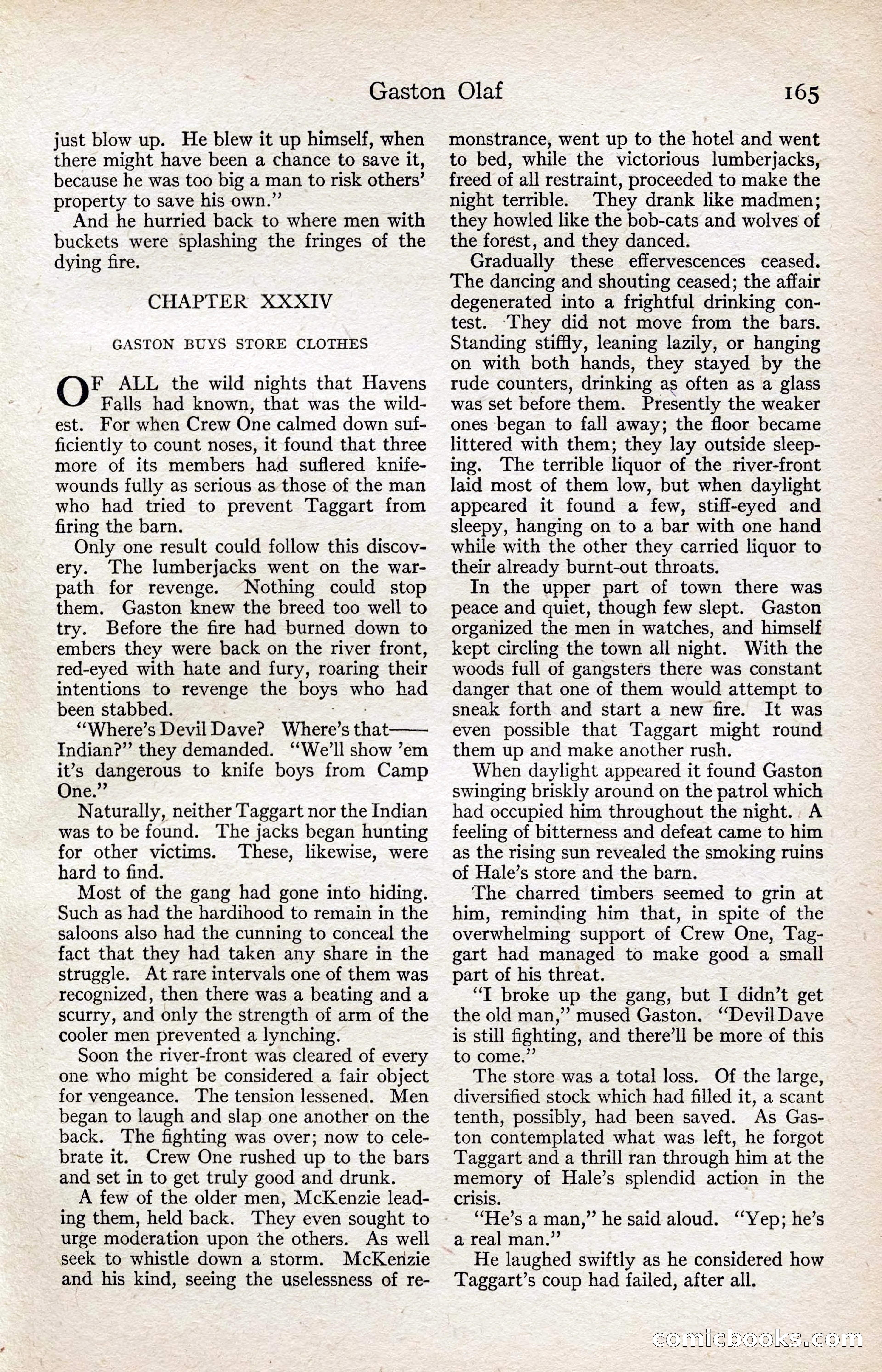 Adventure Magazine, August 1916 — page 167 of 228