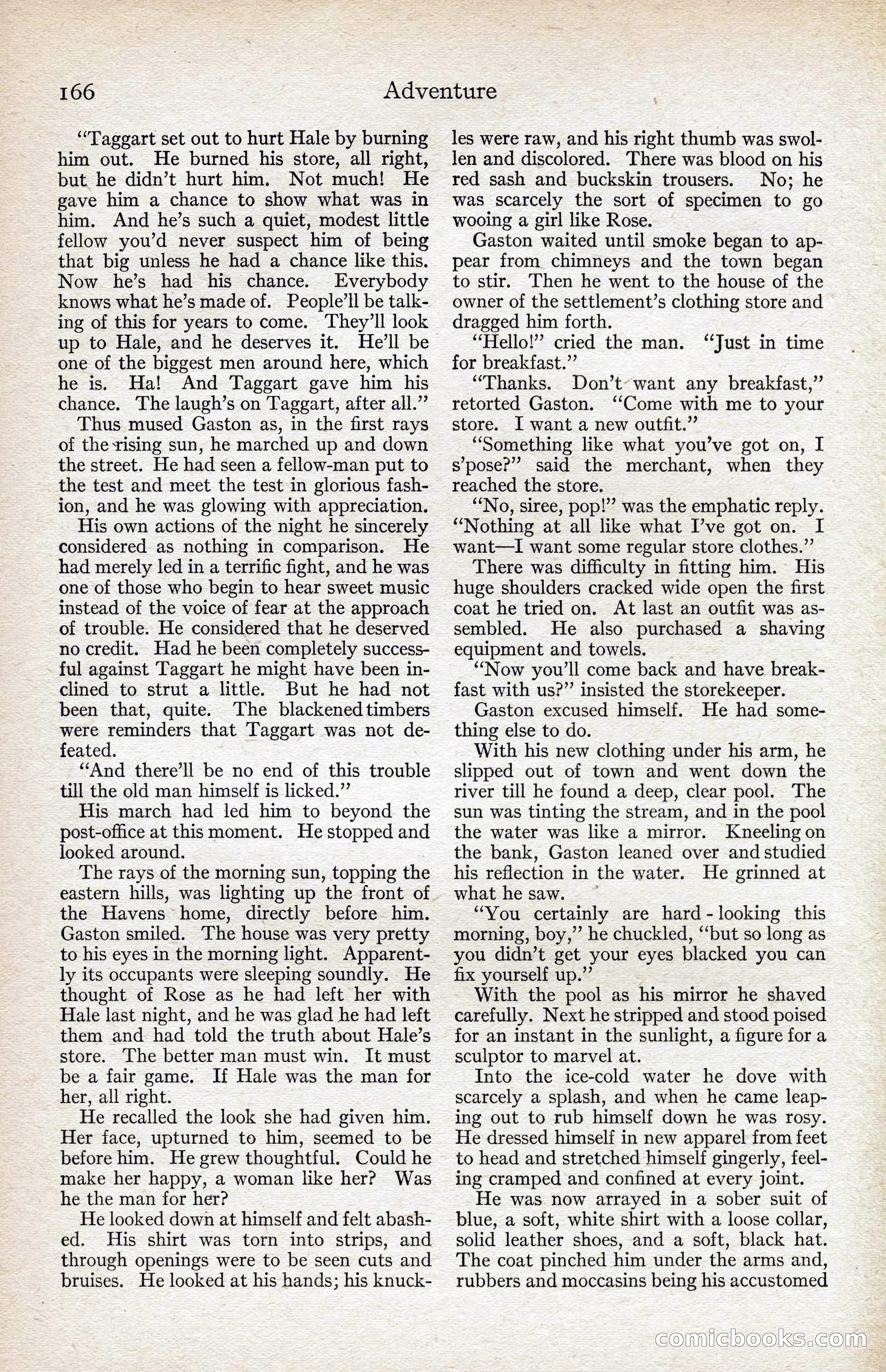 Adventure Magazine, August 1916 — page 168 of 228