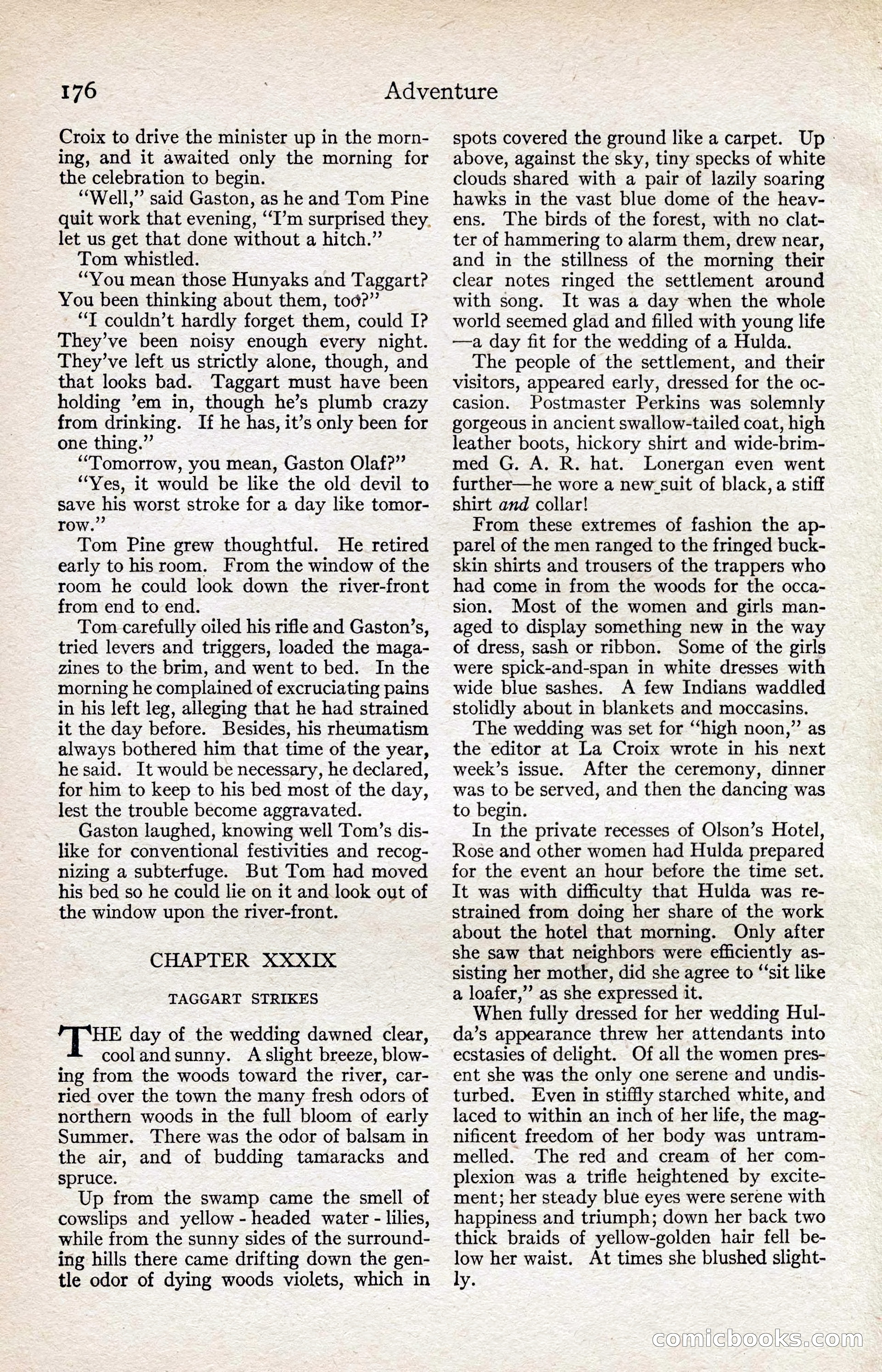 Adventure Magazine, August 1916 — page 178 of 228