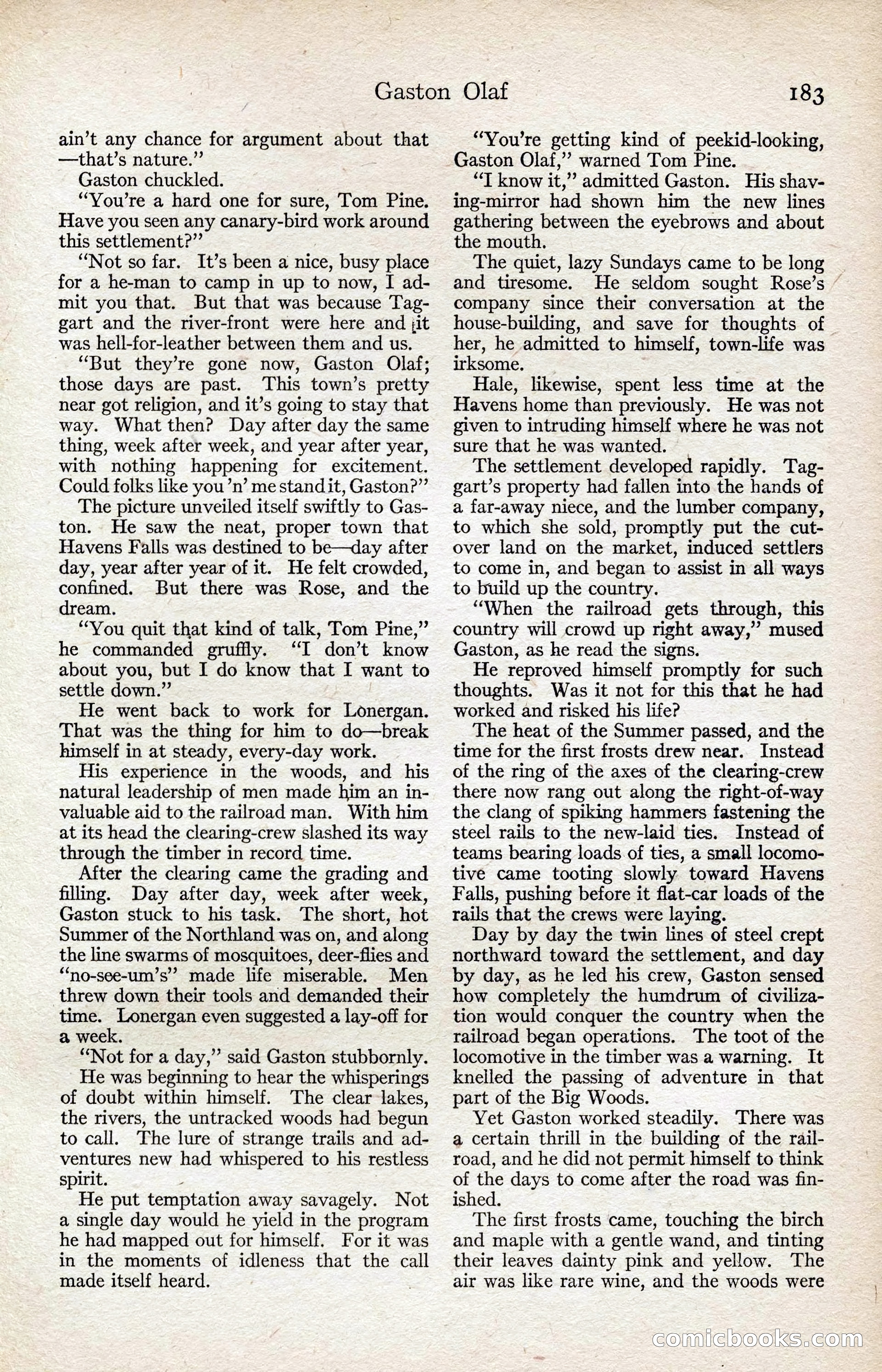 Adventure Magazine, August 1916 — page 185 of 228