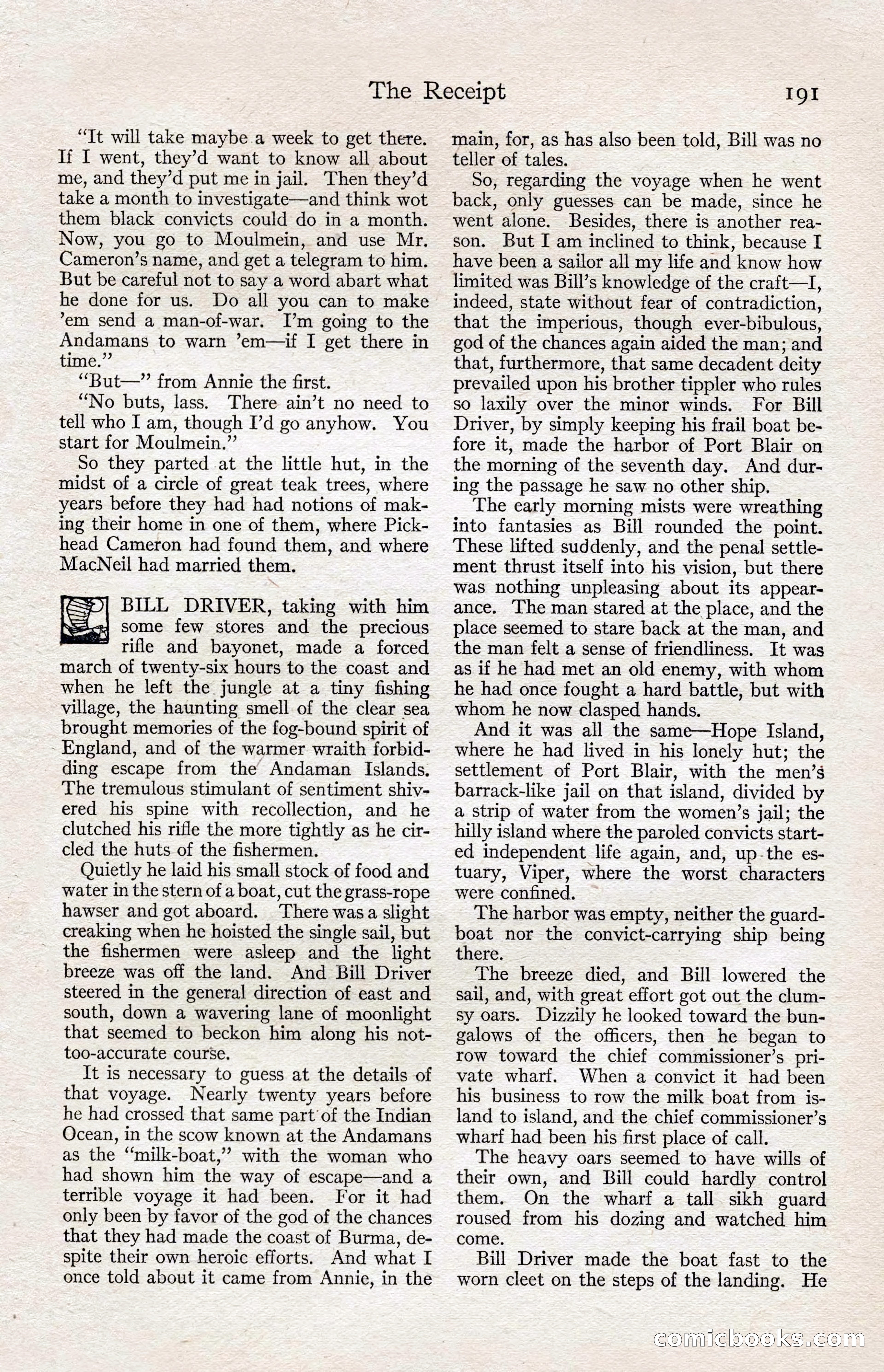 Adventure Magazine, August 1916 — page 193 of 228