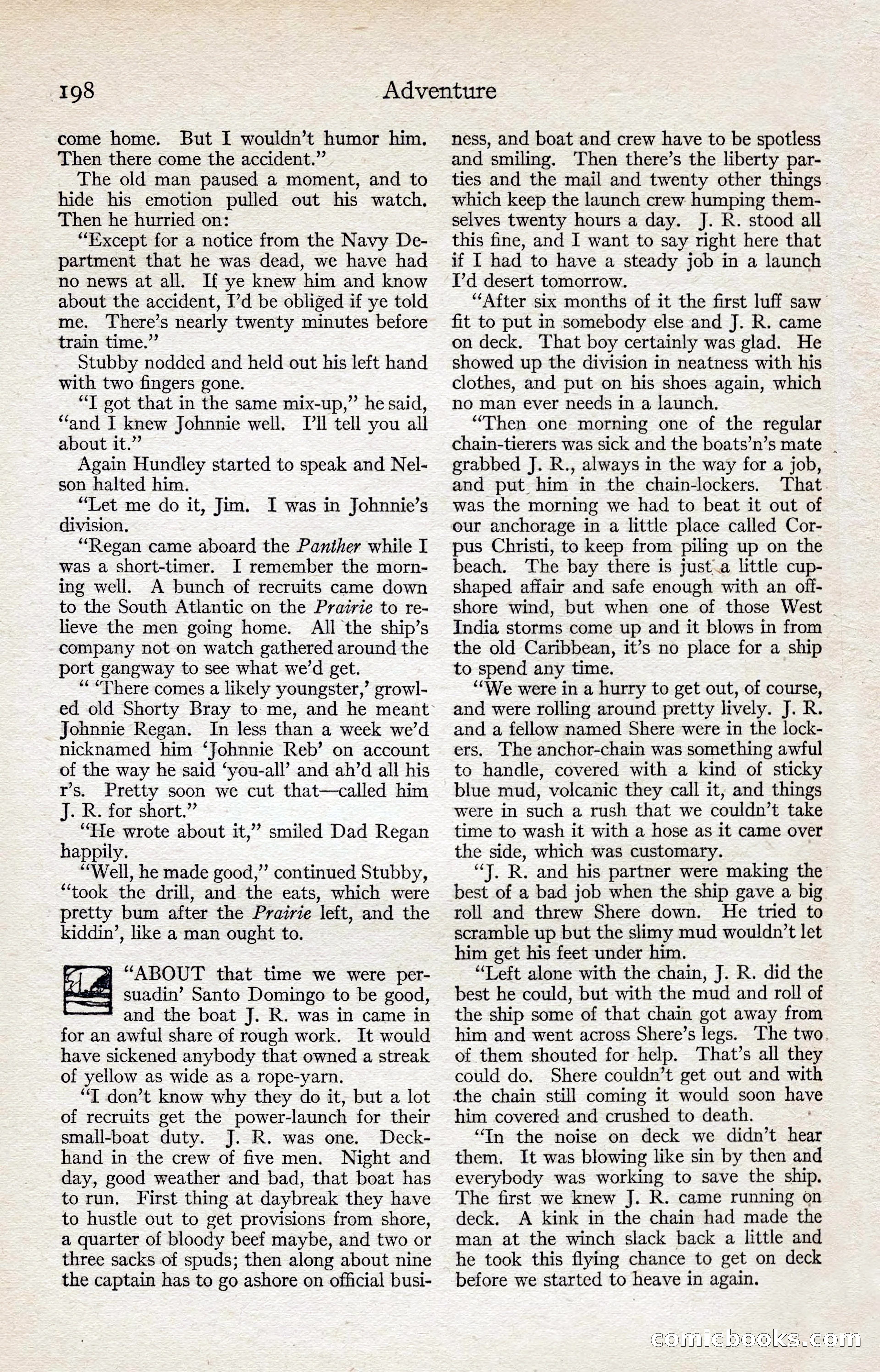 Adventure Magazine, August 1916 — page 200 of 228