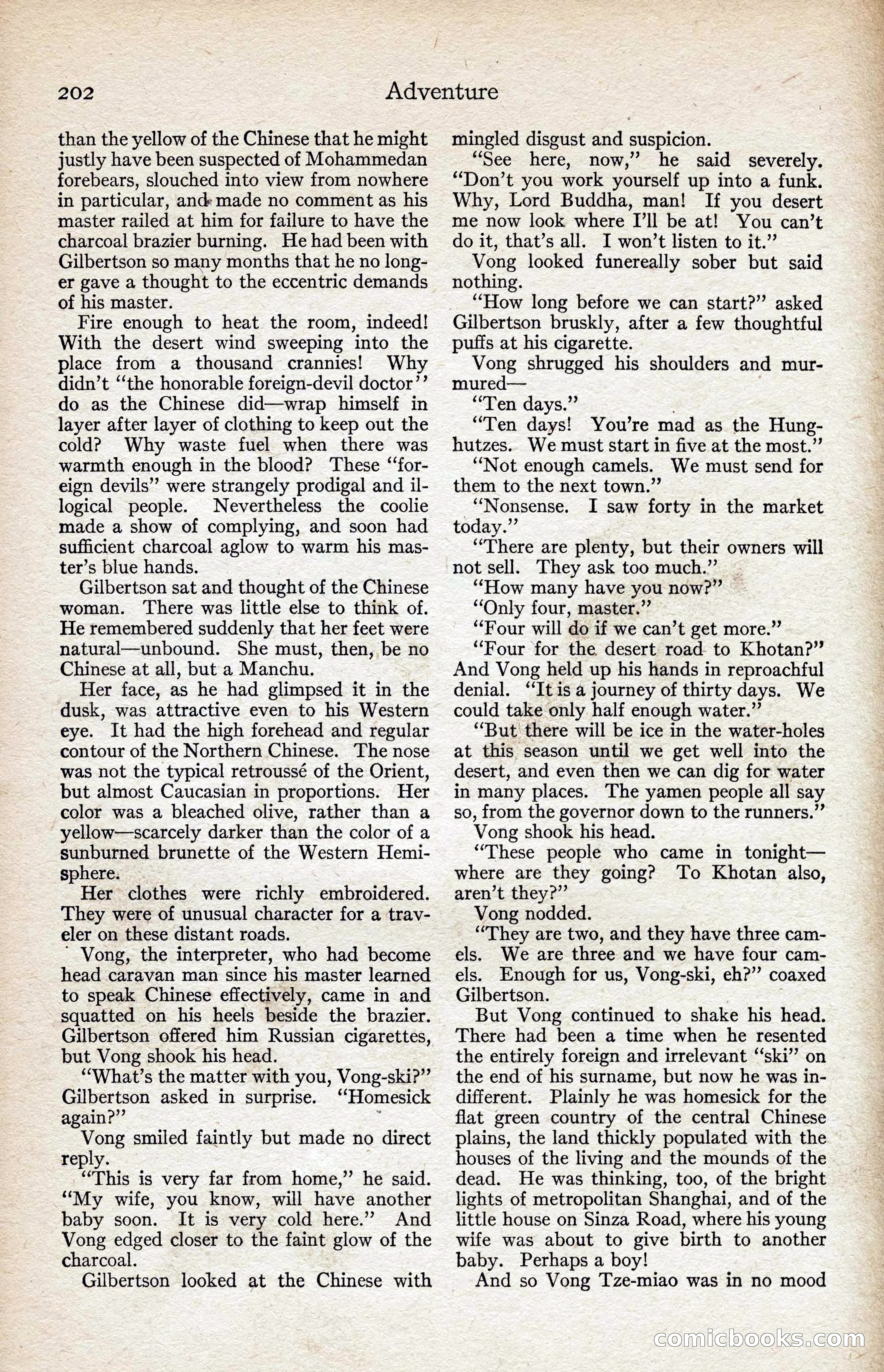 Adventure Magazine, August 1916 — page 204 of 228