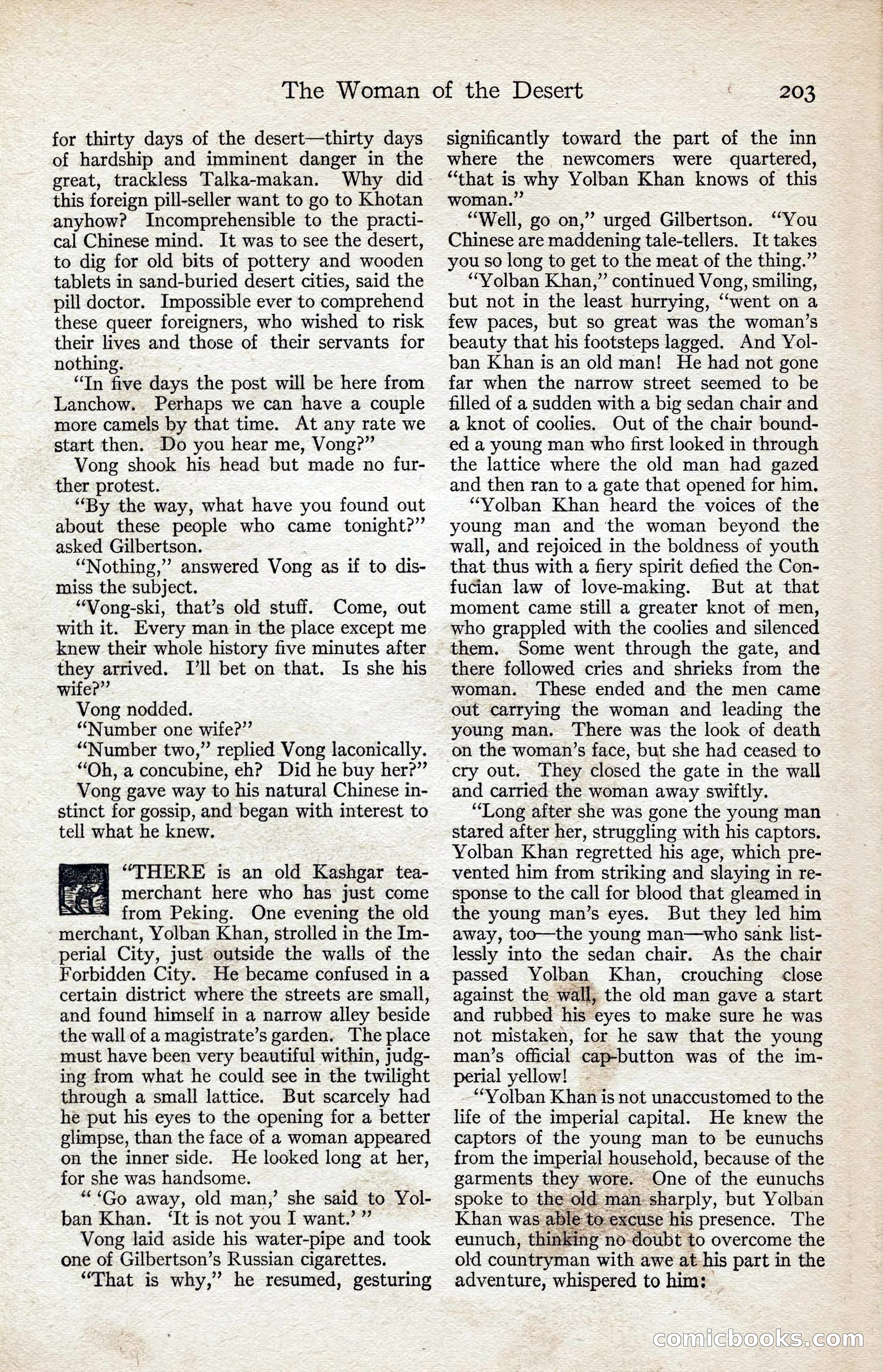 Adventure Magazine, August 1916 — page 205 of 228