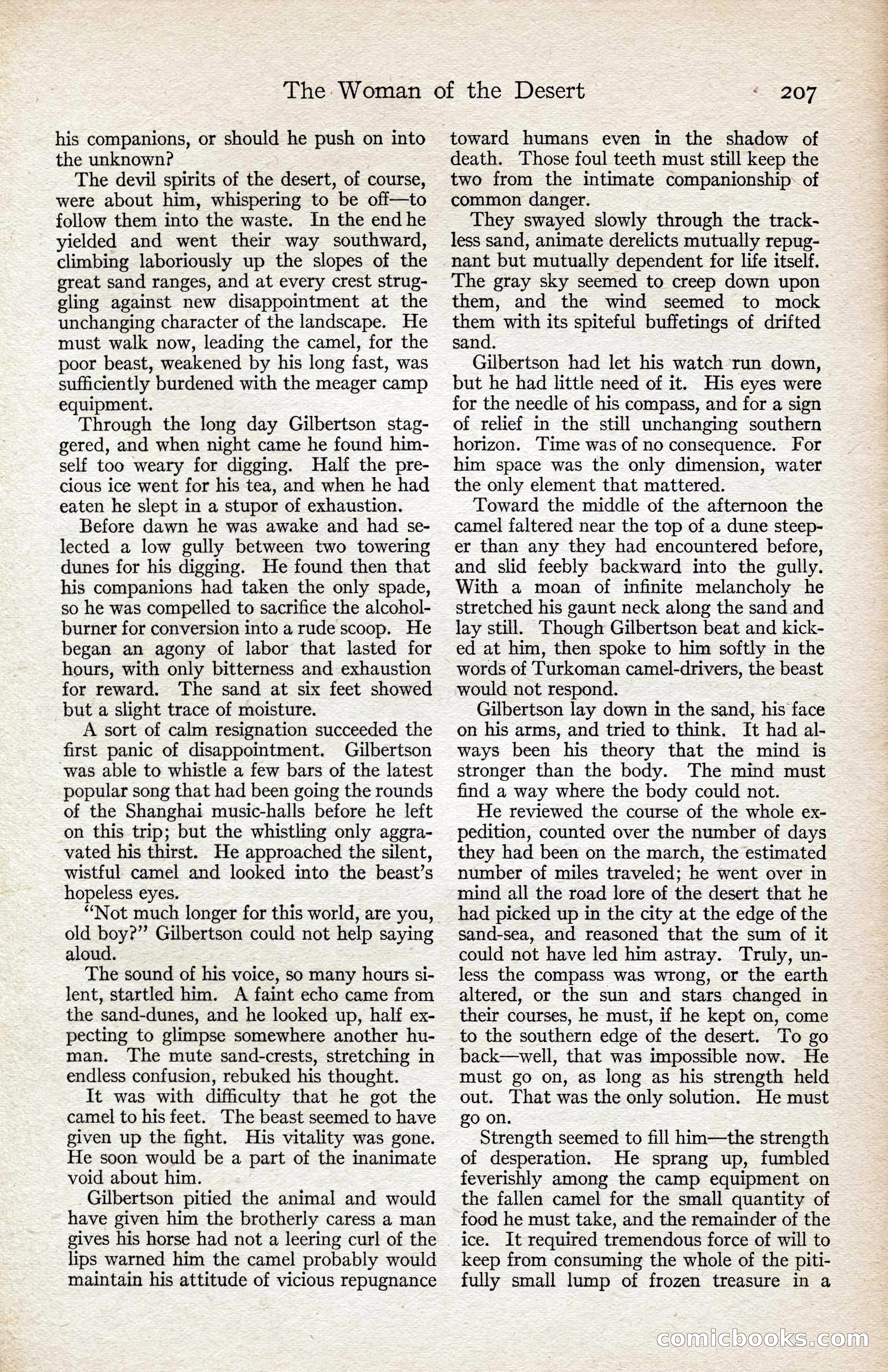 Adventure Magazine, August 1916 — page 209 of 228