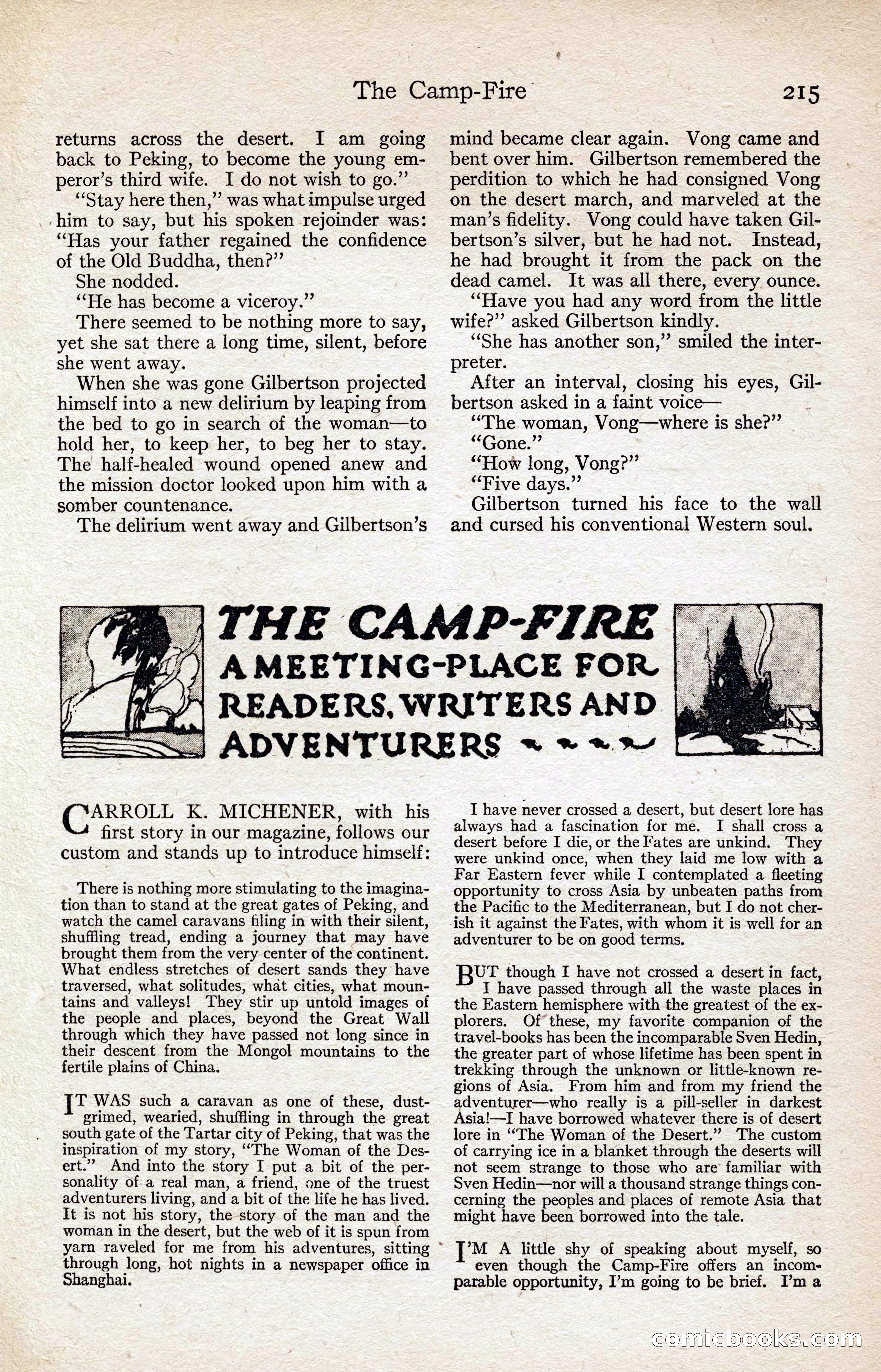 Adventure Magazine, August 1916 — page 217 of 228