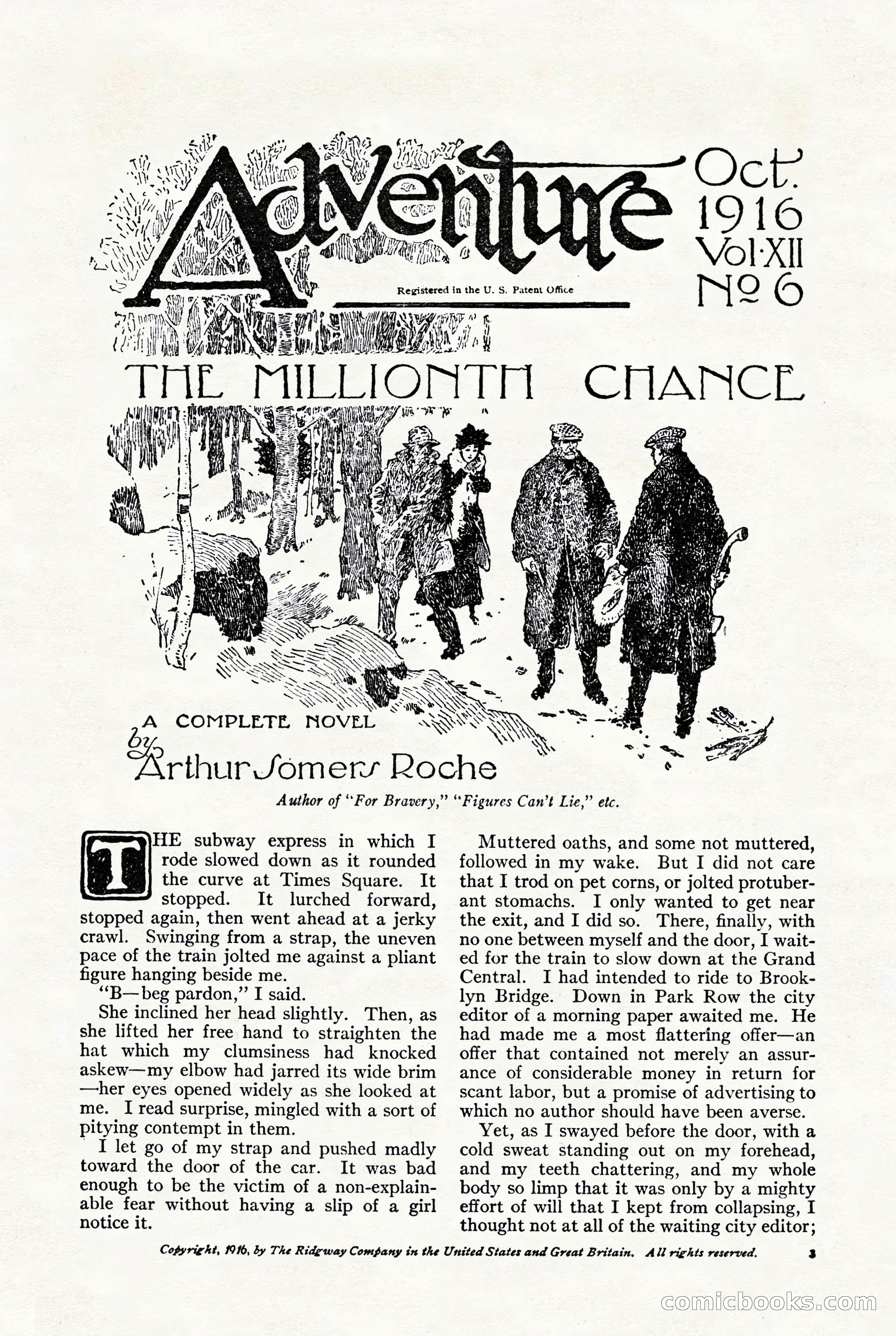 Adventure, October 1916 — page 5 of 228