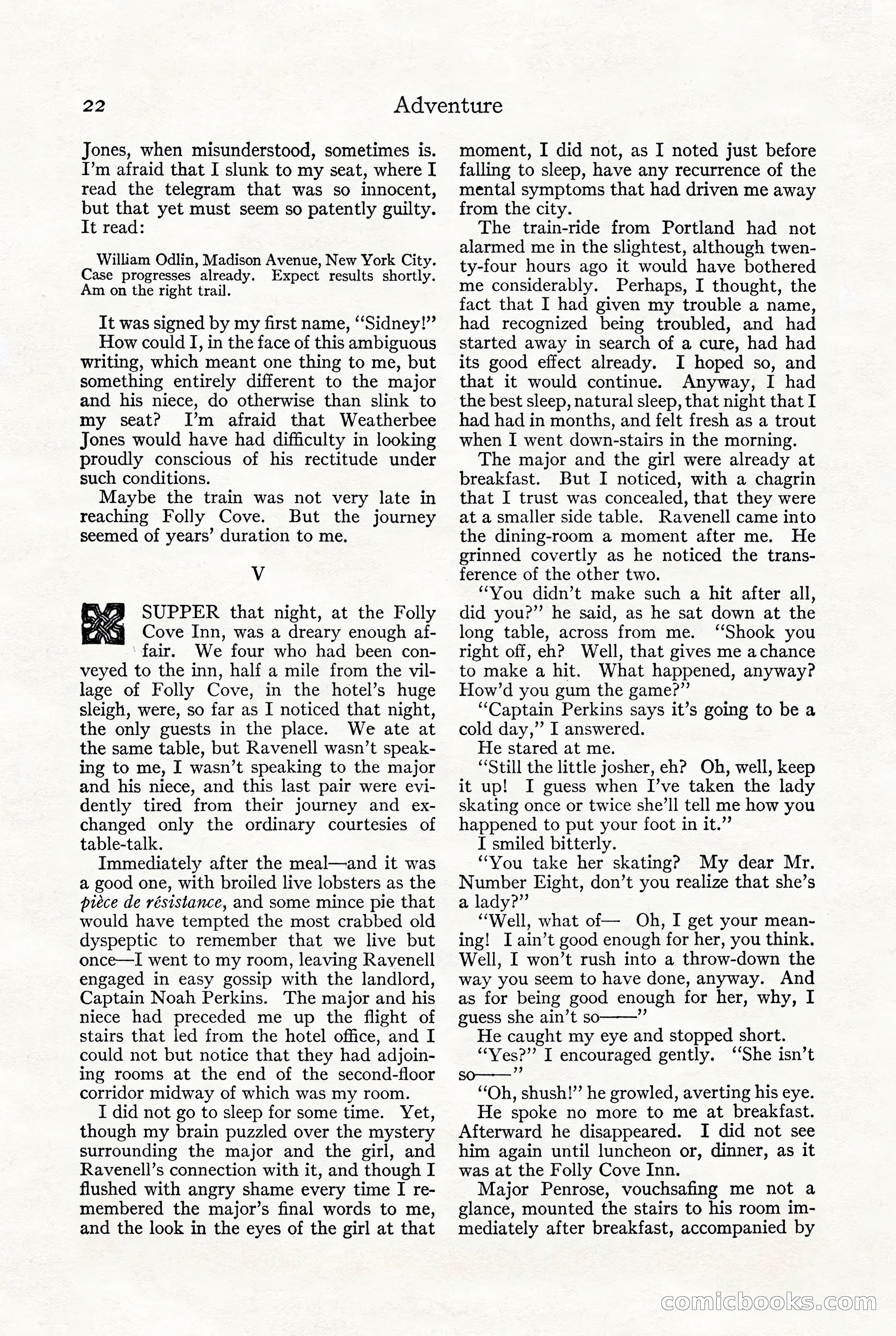 Adventure, October 1916 — page 24 of 228